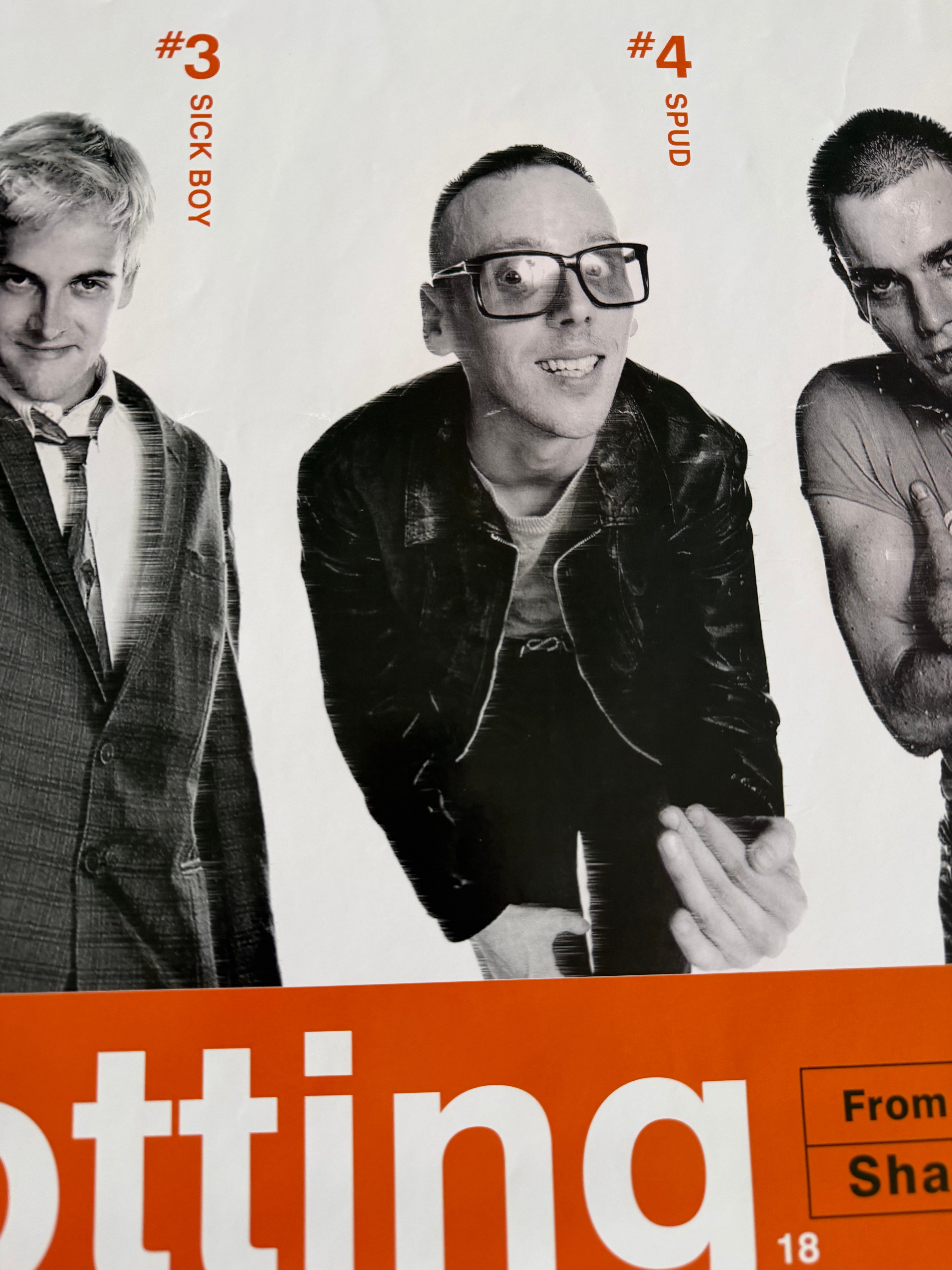 Vintage Trainspotting Movie Poster