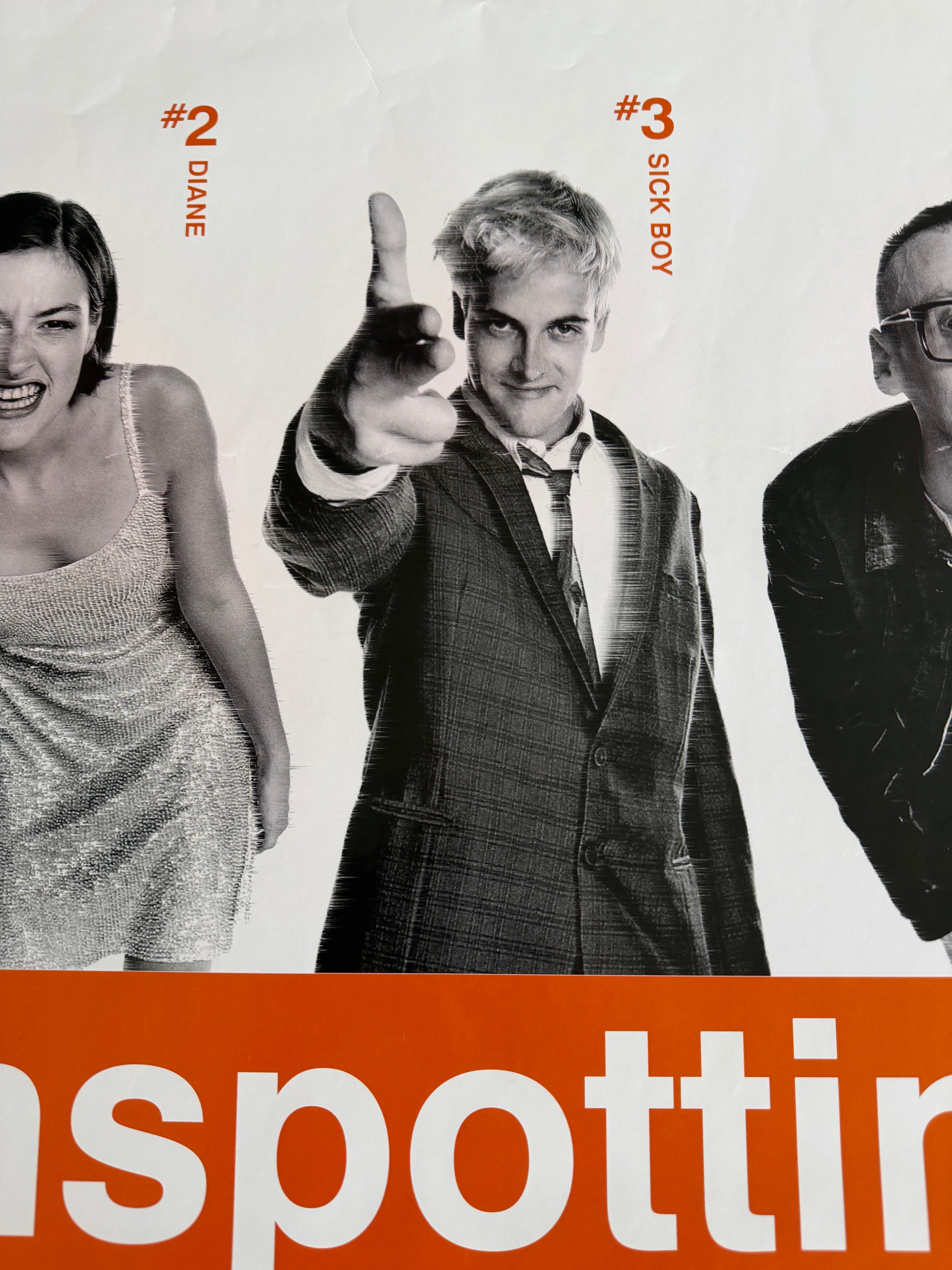 Vintage Trainspotting Movie Poster
