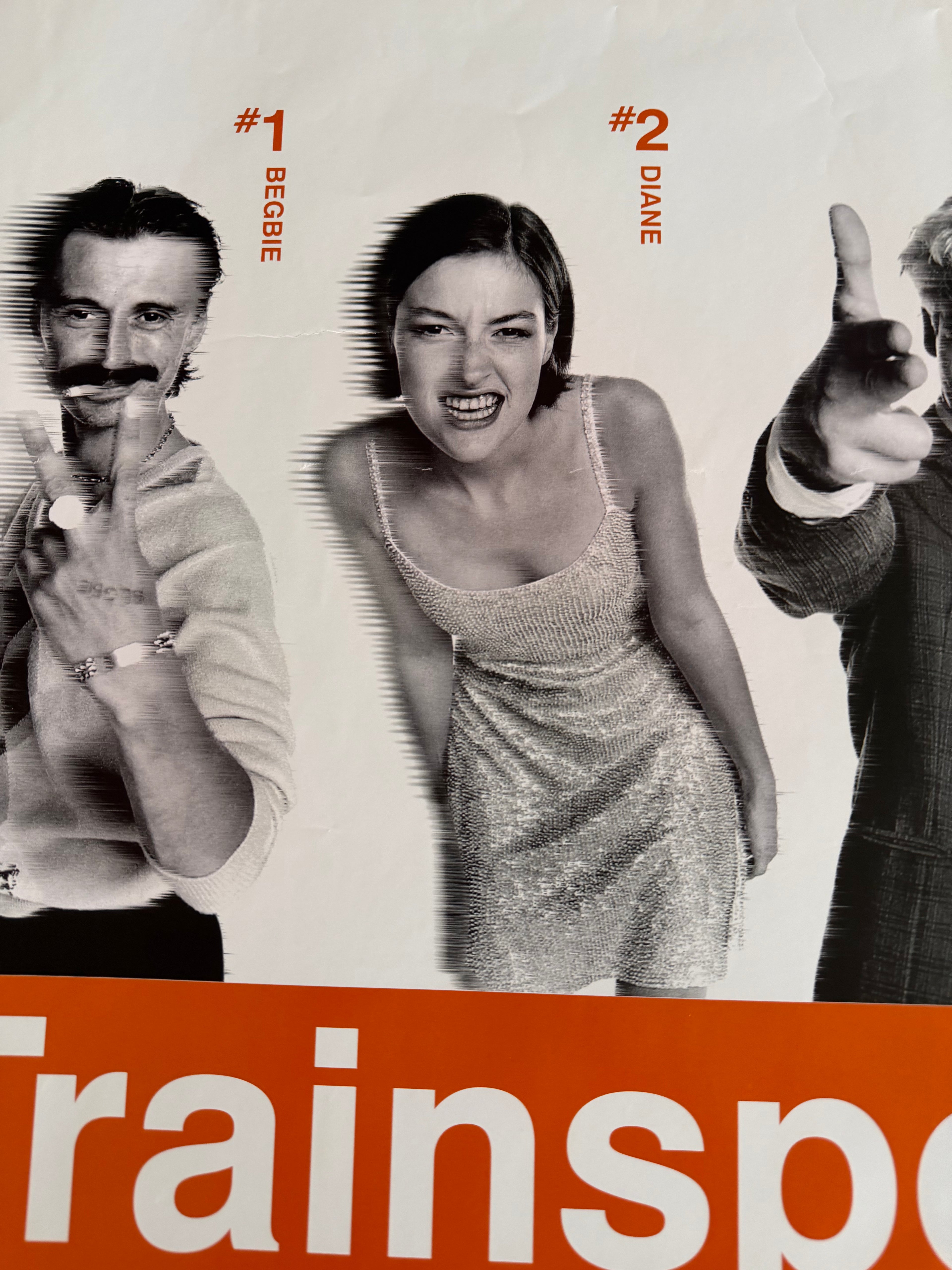 Vintage Trainspotting Movie Poster