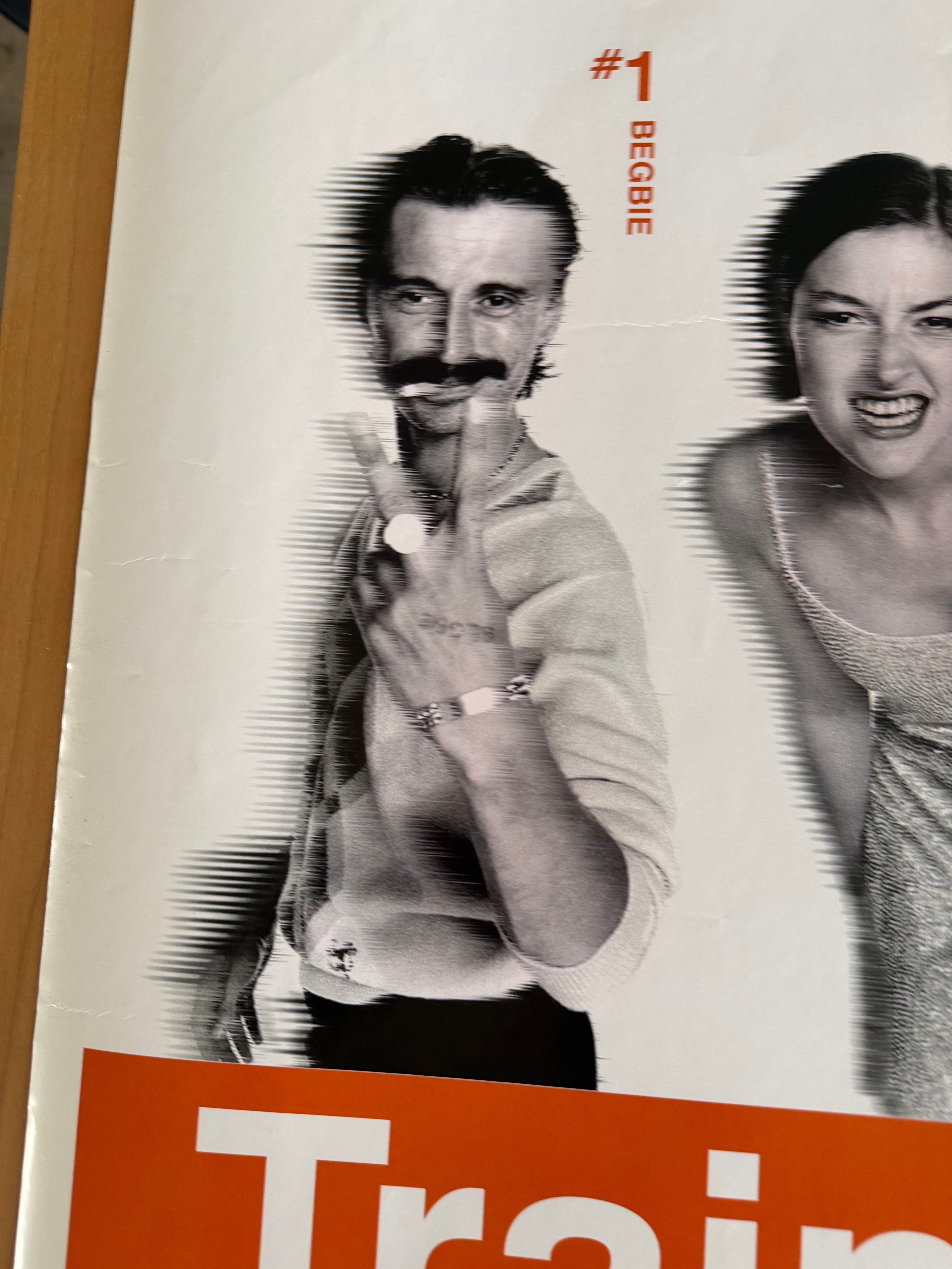 Vintage Trainspotting Movie Poster