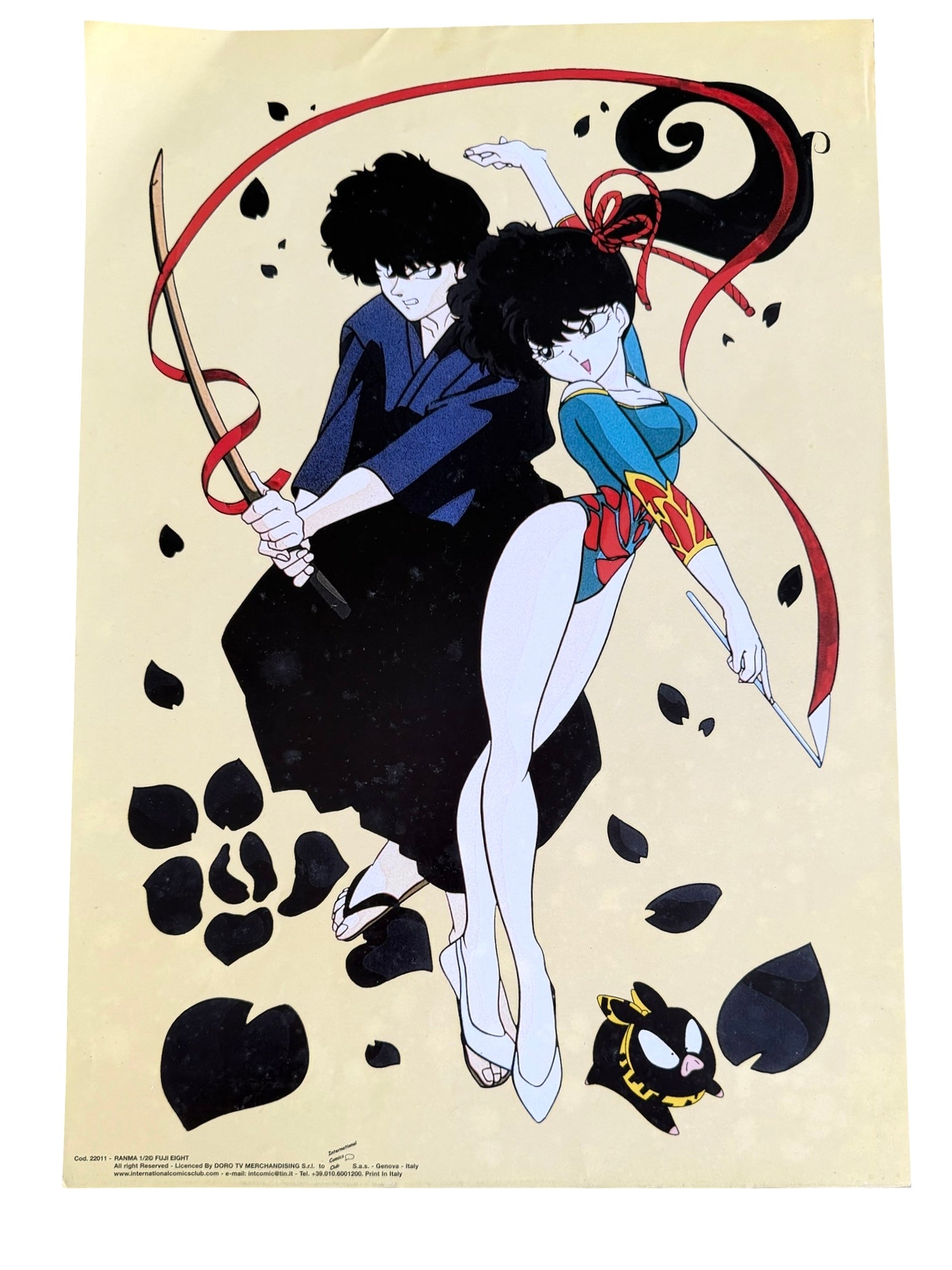 Vintage Ranma 90s Anime Poster