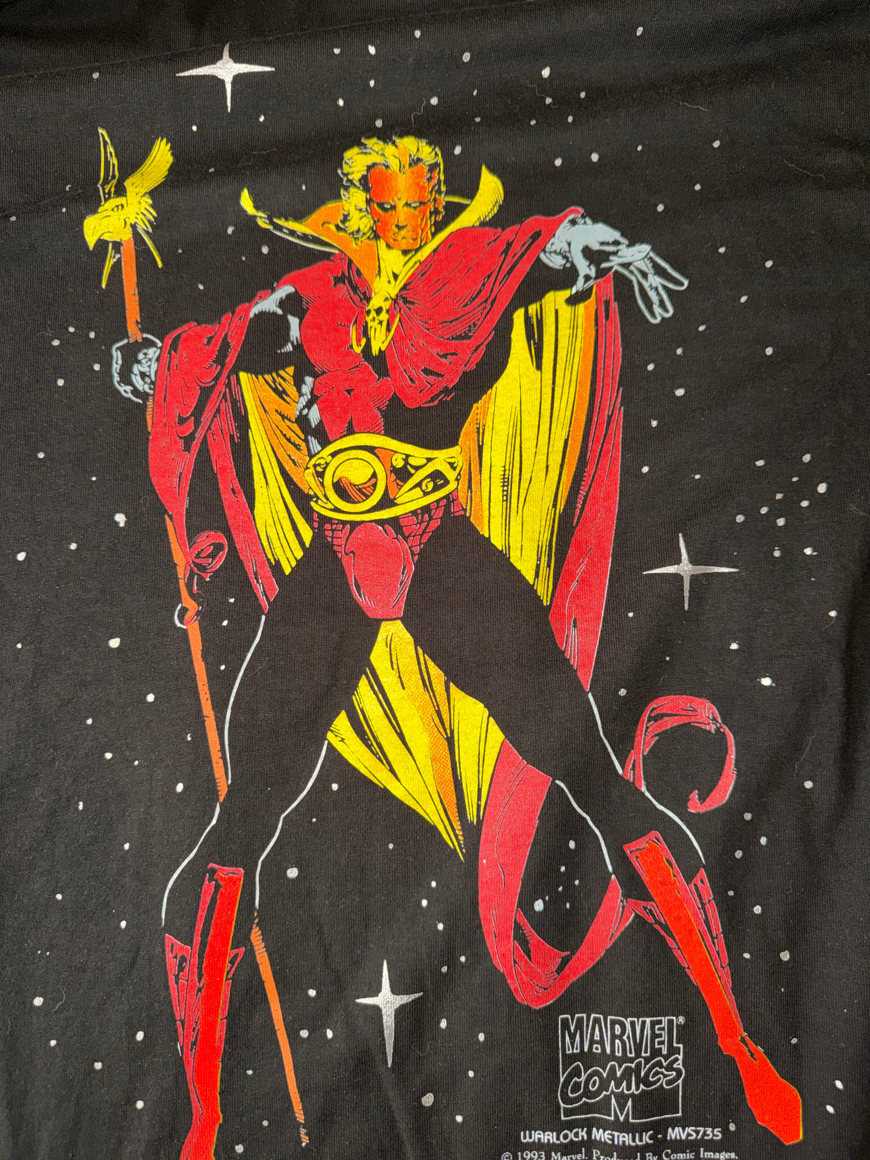 Vintage 90's Warlock Marvel T-Shirt