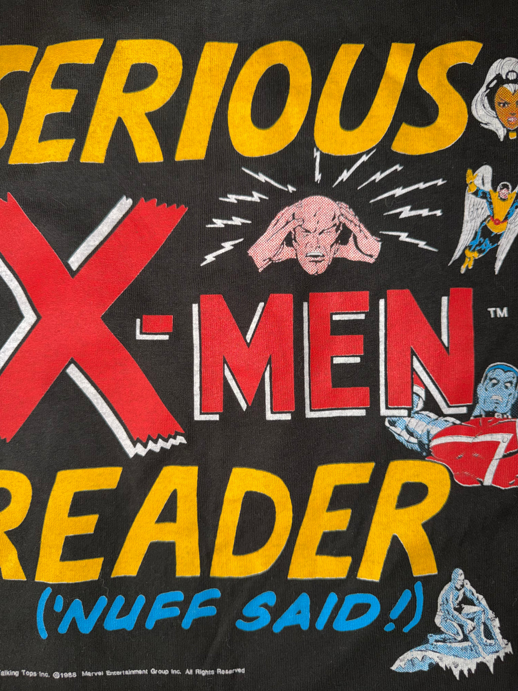 Vintage 90's X Men Serious Reader Marvel T-Shirt