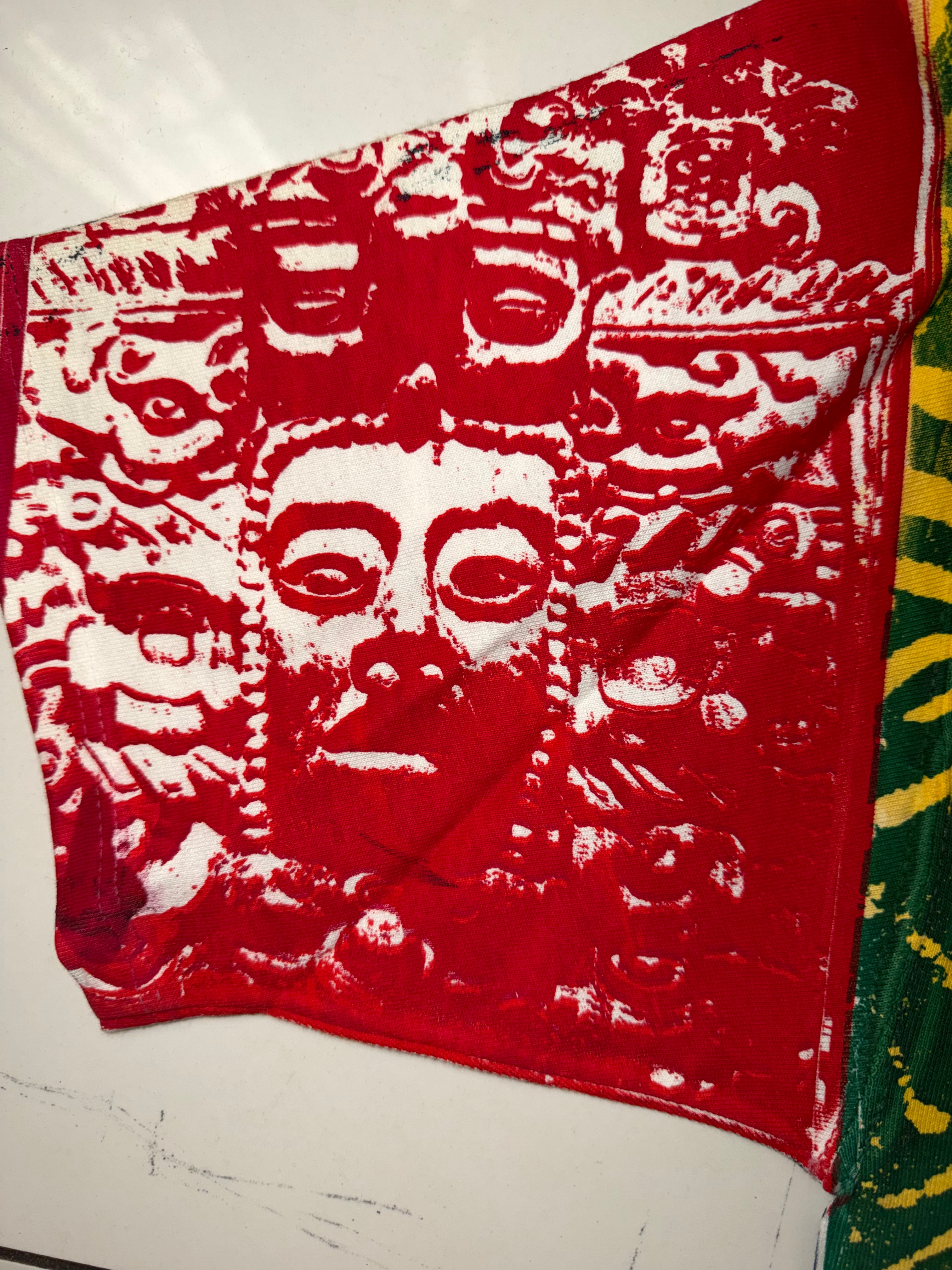 Vintage 90's Santana Printed and Signed by Michael Rios aop T-Shirt