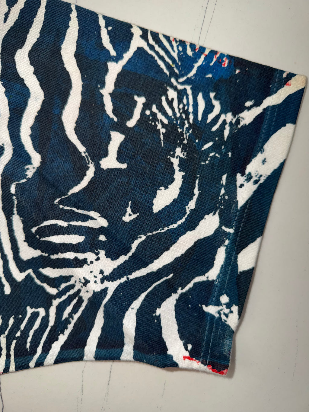Vintage 90's Santana Printed and Signed by Michael Rios aop T-Shirt