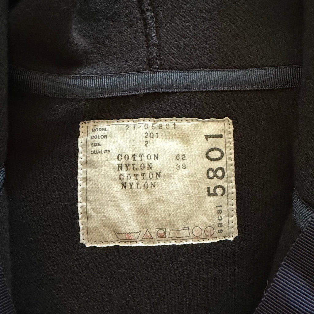 SACAI SPONGE HOODIE