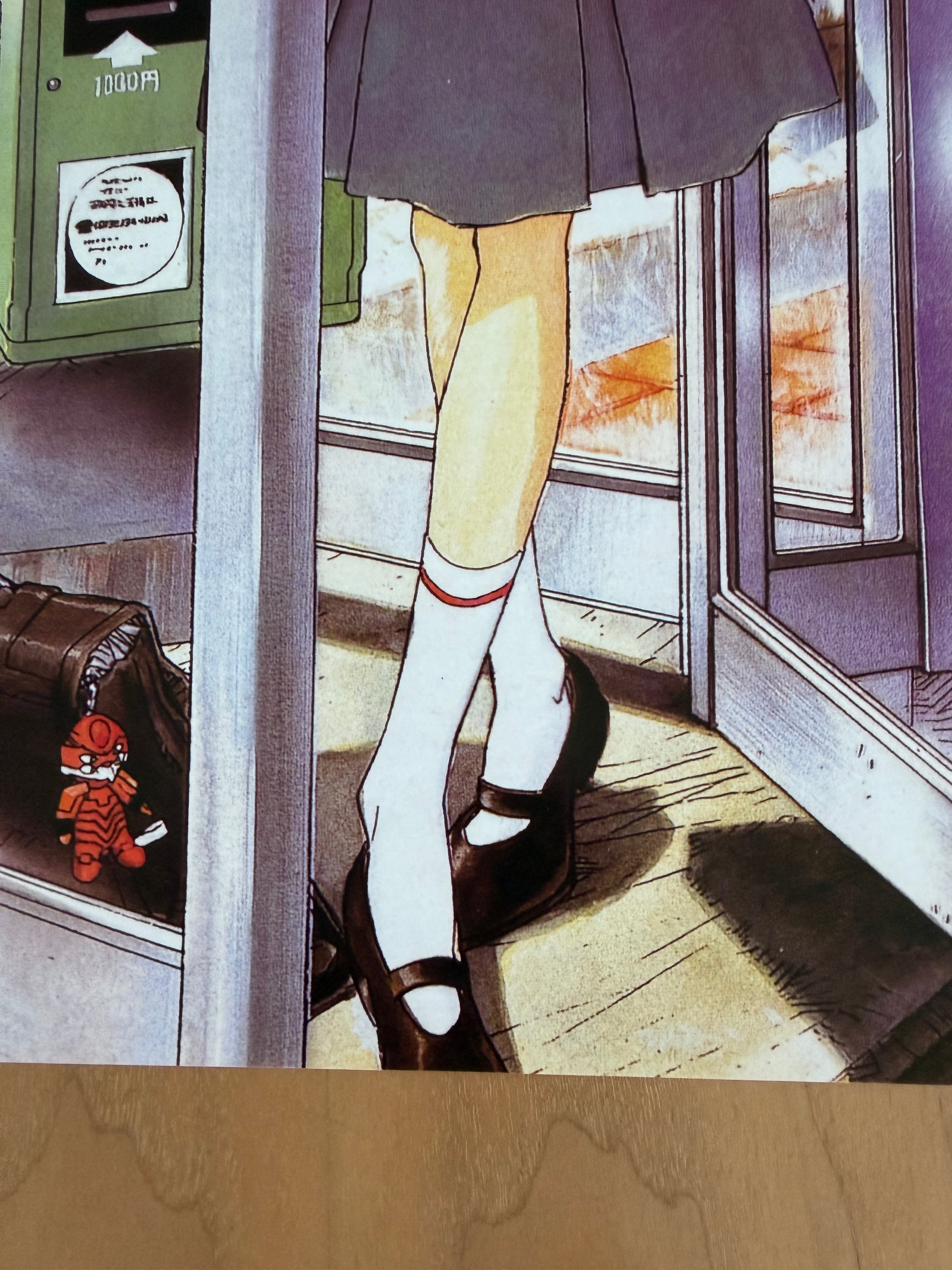Vintage Neon Genesis Evangelion Asuka Langley Soryu Poster