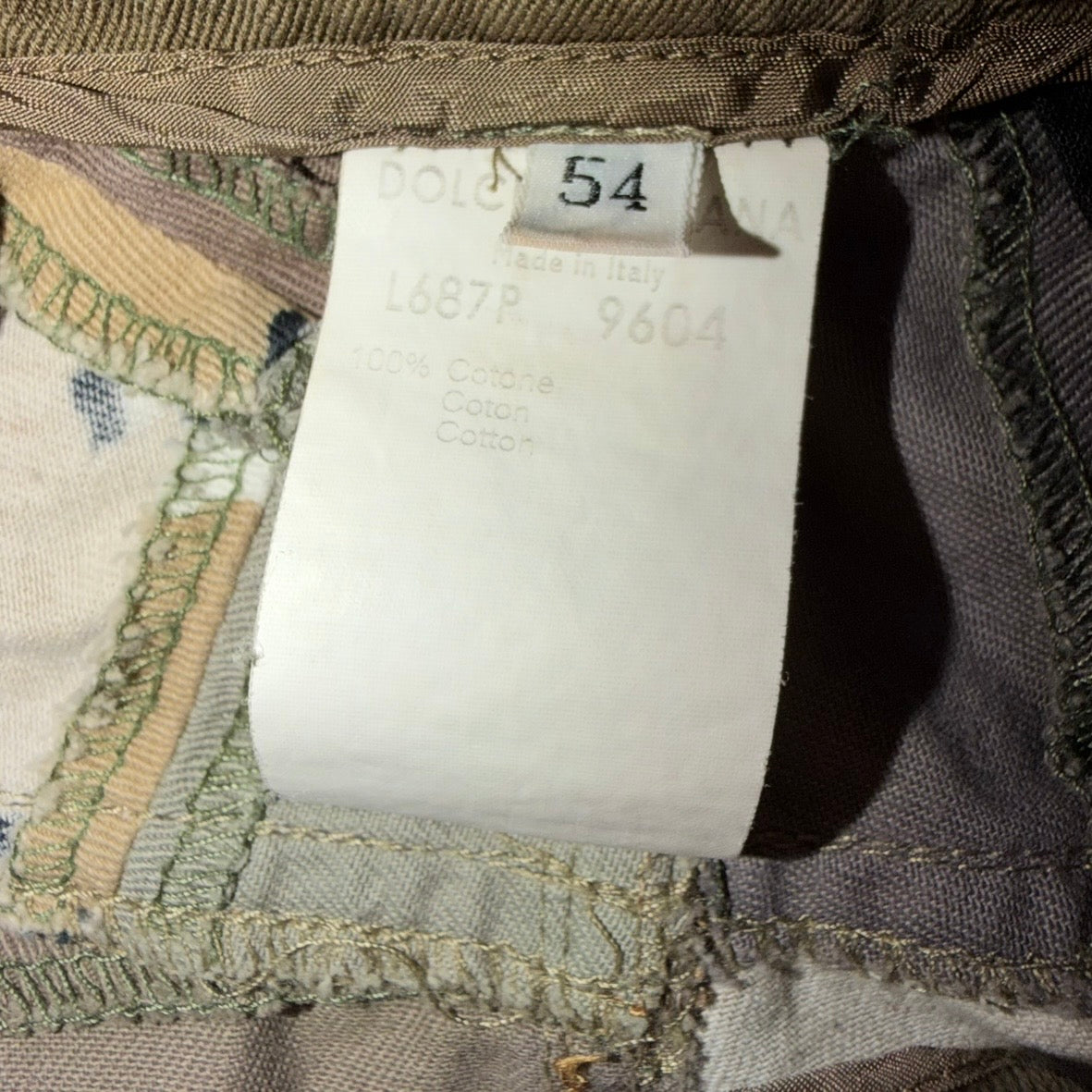 DOLCE & GABBANA CAMO PANTS