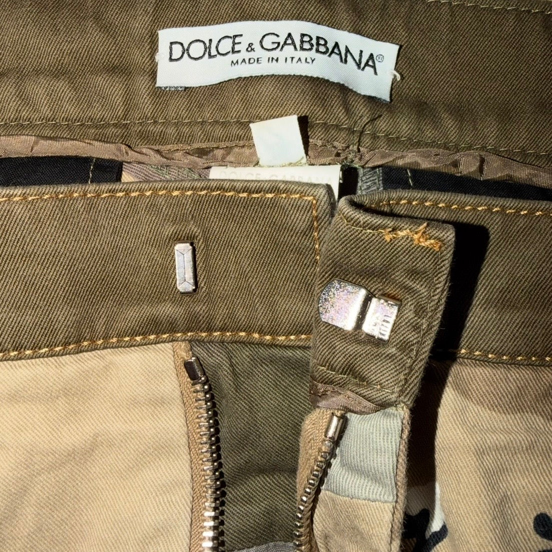 DOLCE & GABBANA CAMO PANTS