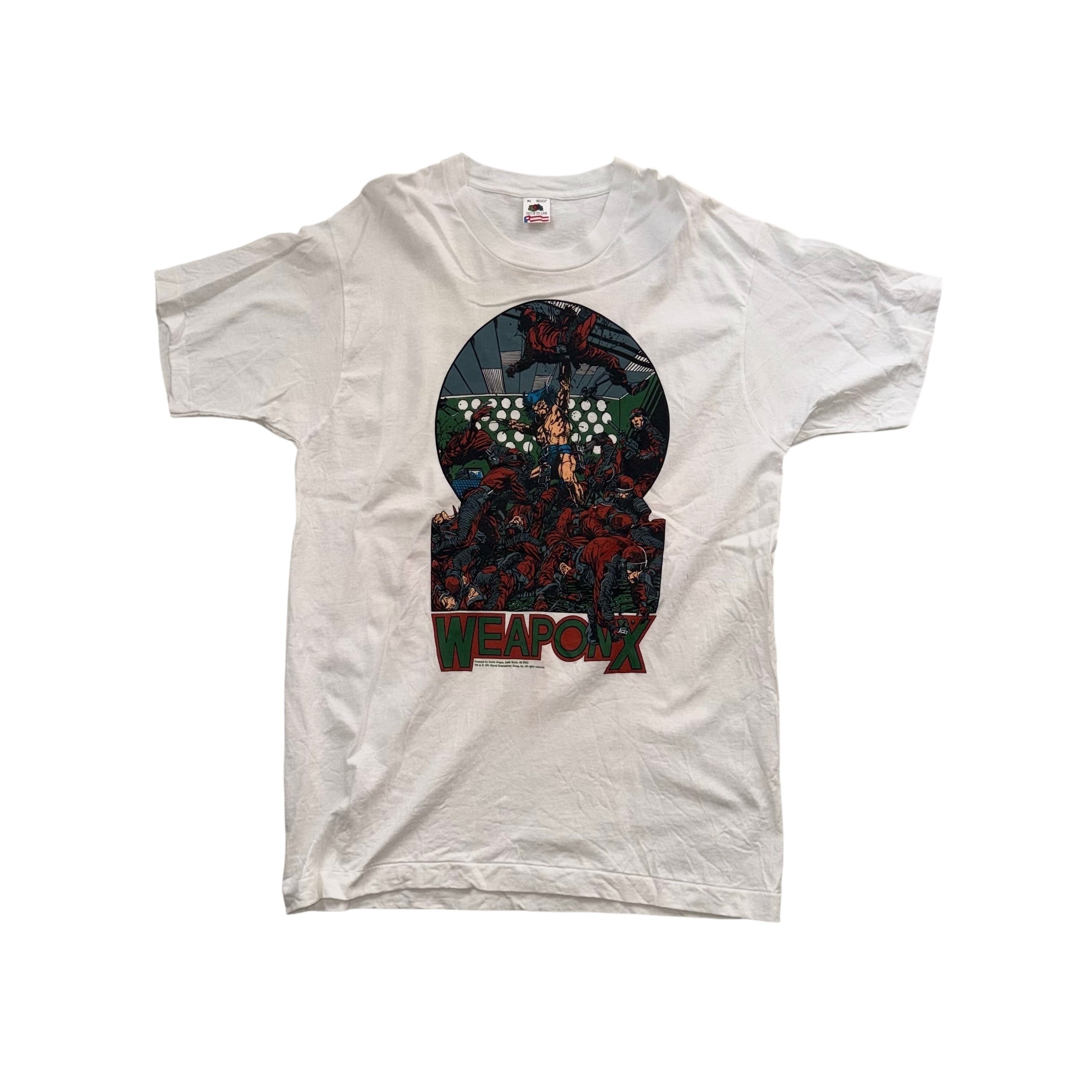 Vintage 90's Weapon X Marvel T-Shirt