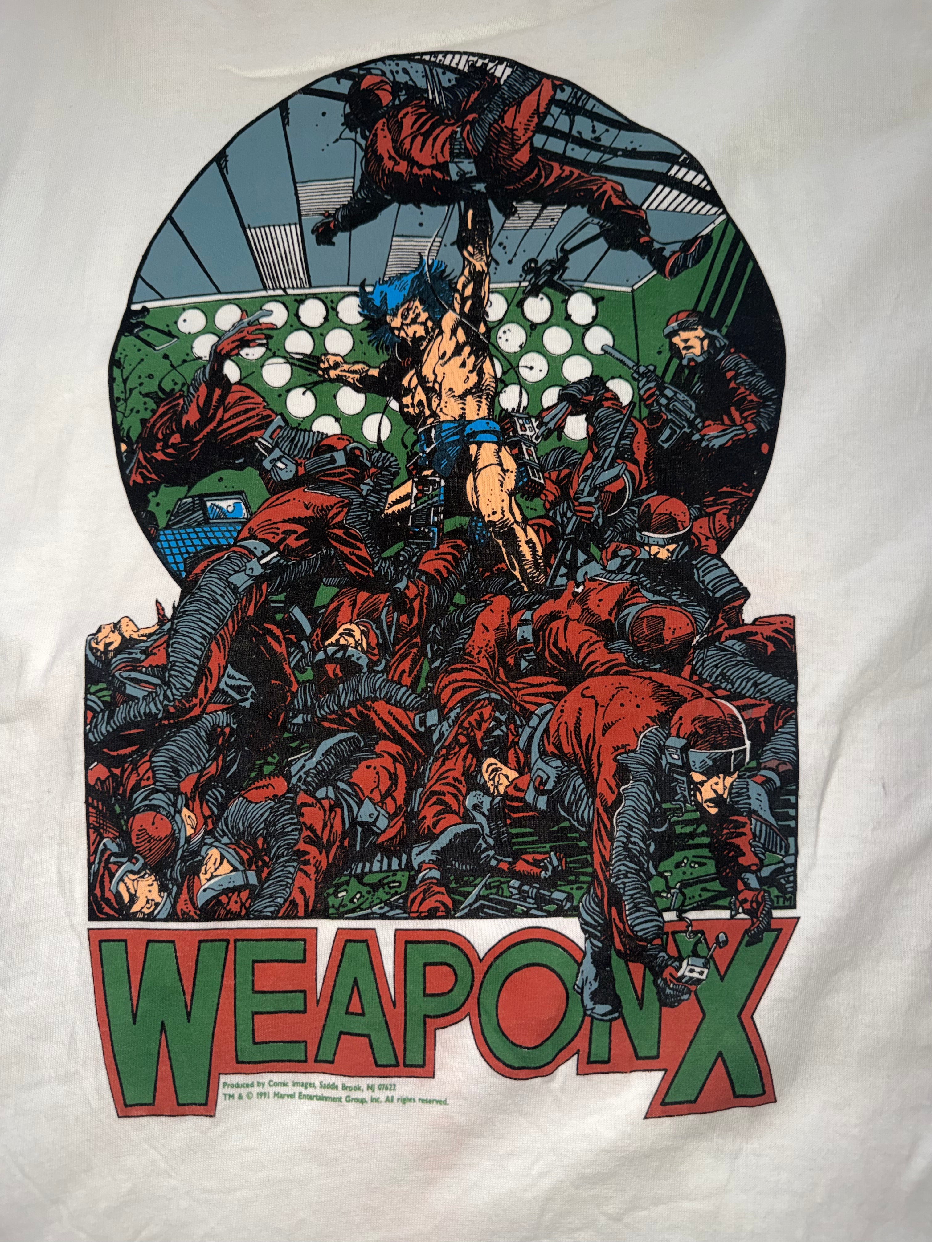 Vintage 90's Weapon X Marvel T-Shirt