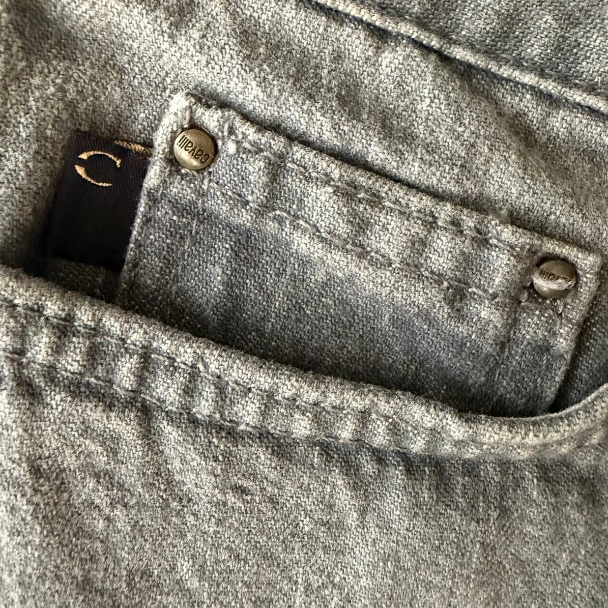 Just Cavalli x Roberto Cavalli Vintage Patchwork Circle Jeans