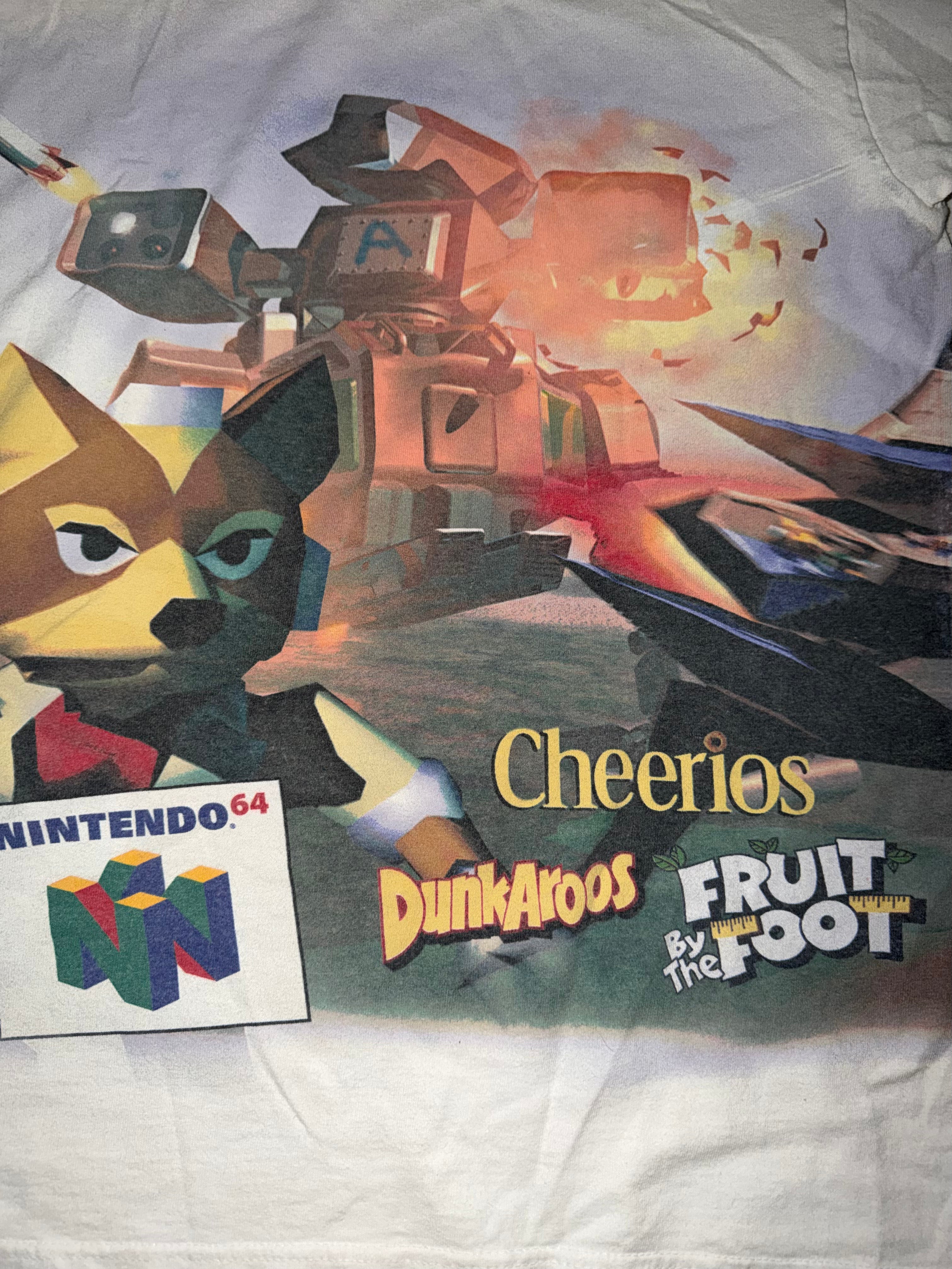 Vintage 90's Starfox Nintendo 64 T-Shirt