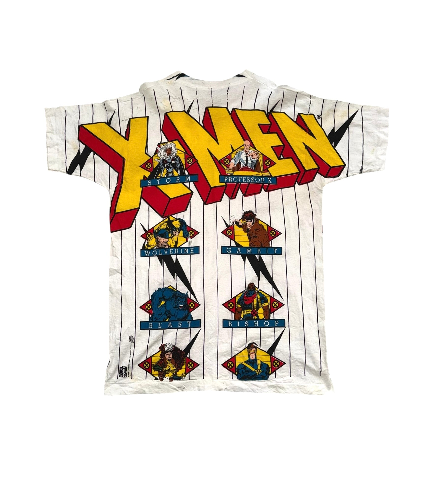 Vintage 90's X Men Mega Print Marvel T-Shirt
