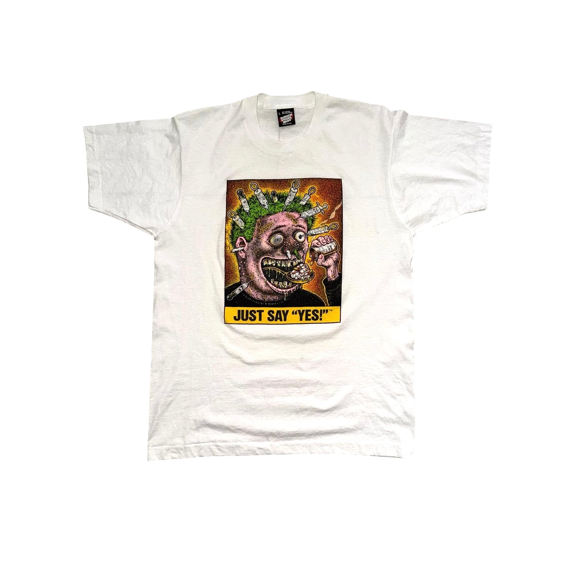 Vintage 90's Just Say Yes Drug T-Shirt