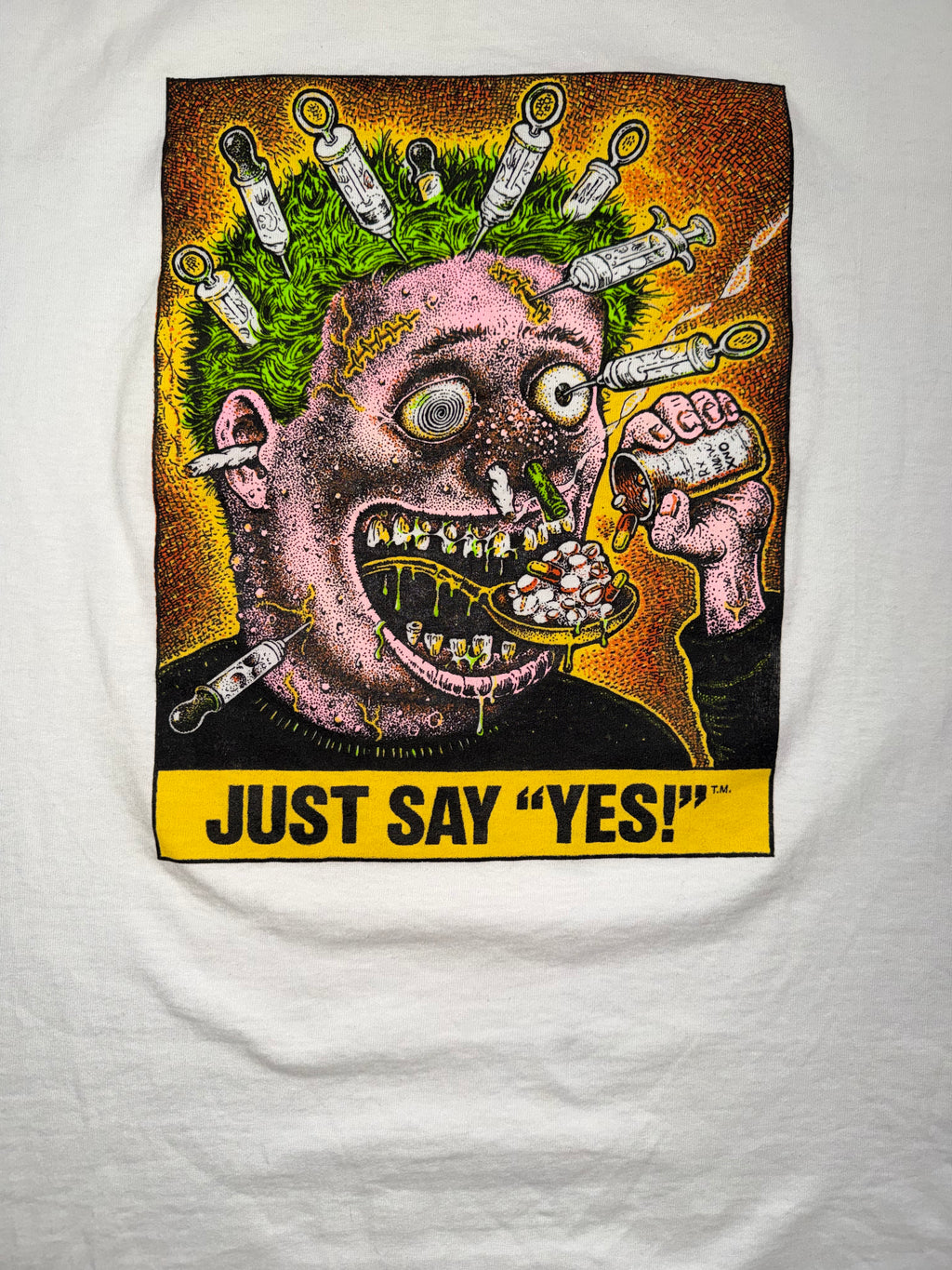 Vintage 90's Just Say Yes Drug T-Shirt