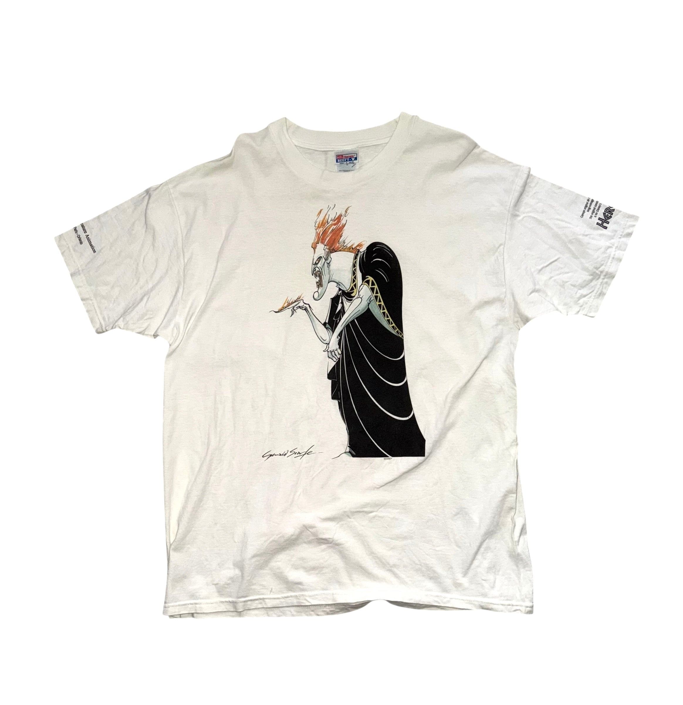 Vintage 90's Disney Hercules Hades by Gerald Scarf T-Shirt