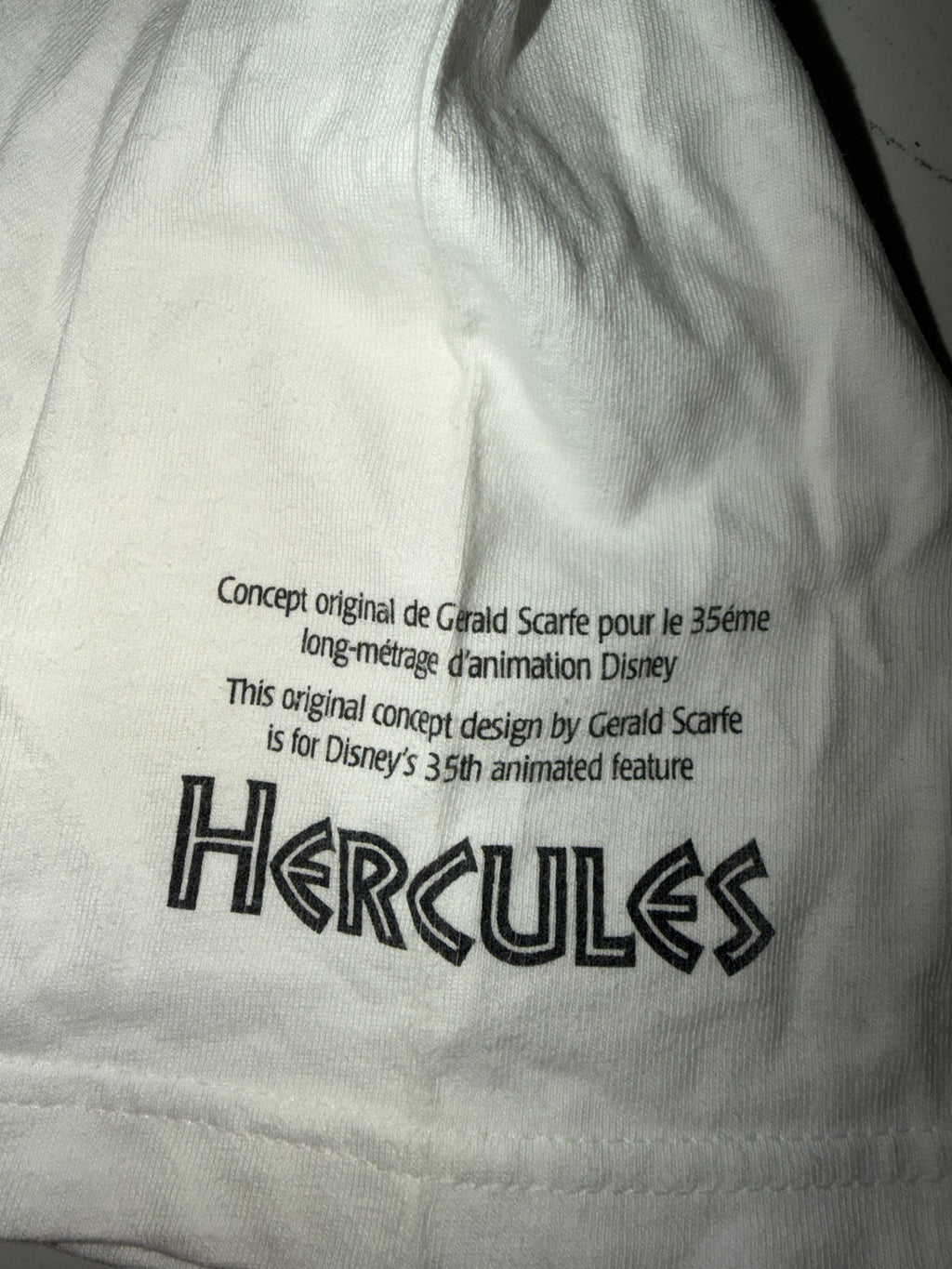 Vintage 90's Disney Hercules Hades by Gerald Scarf T-Shirt