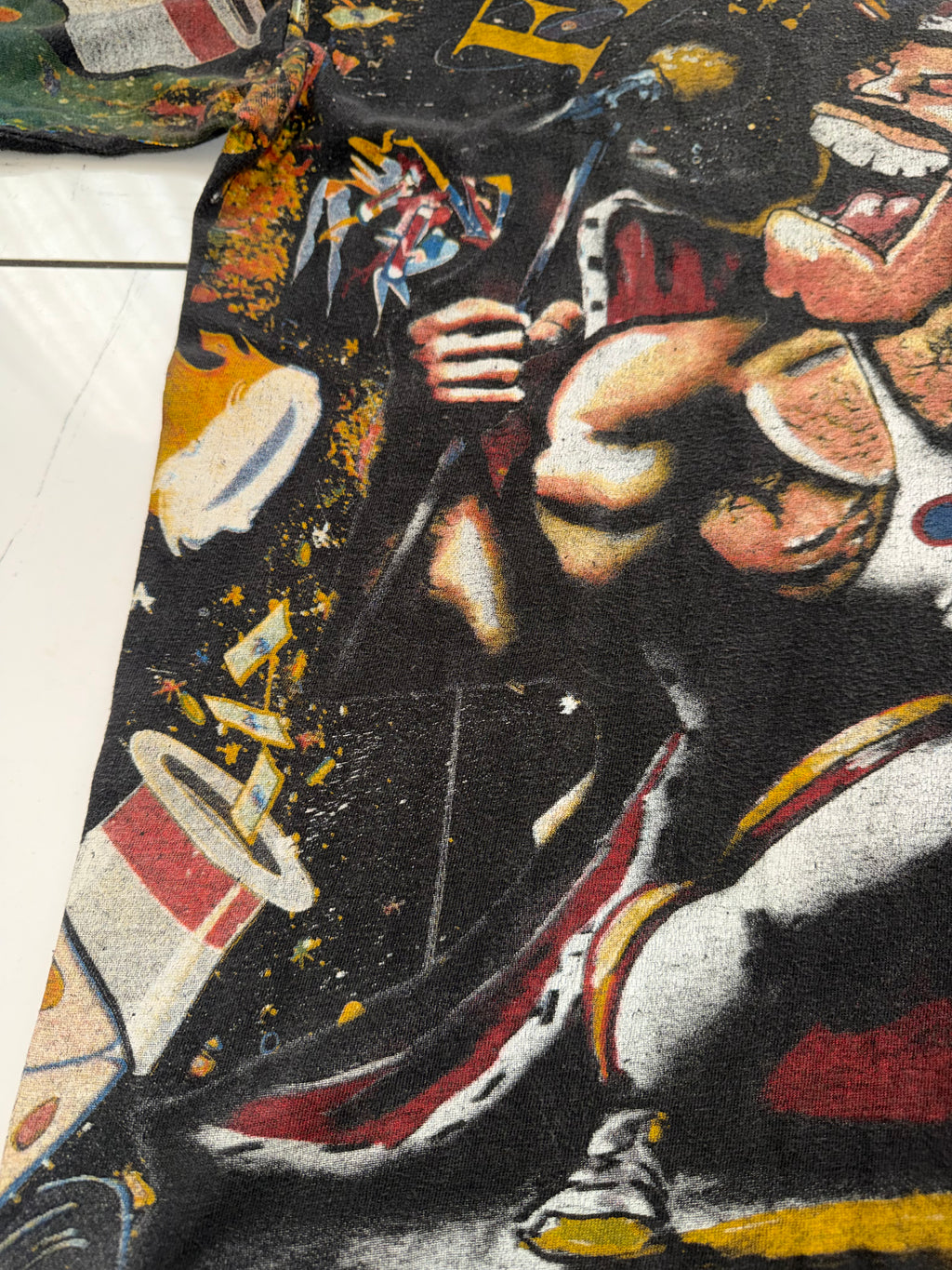 Vintage 90's Freddie Mercury Queen All Over Print T-Shirt