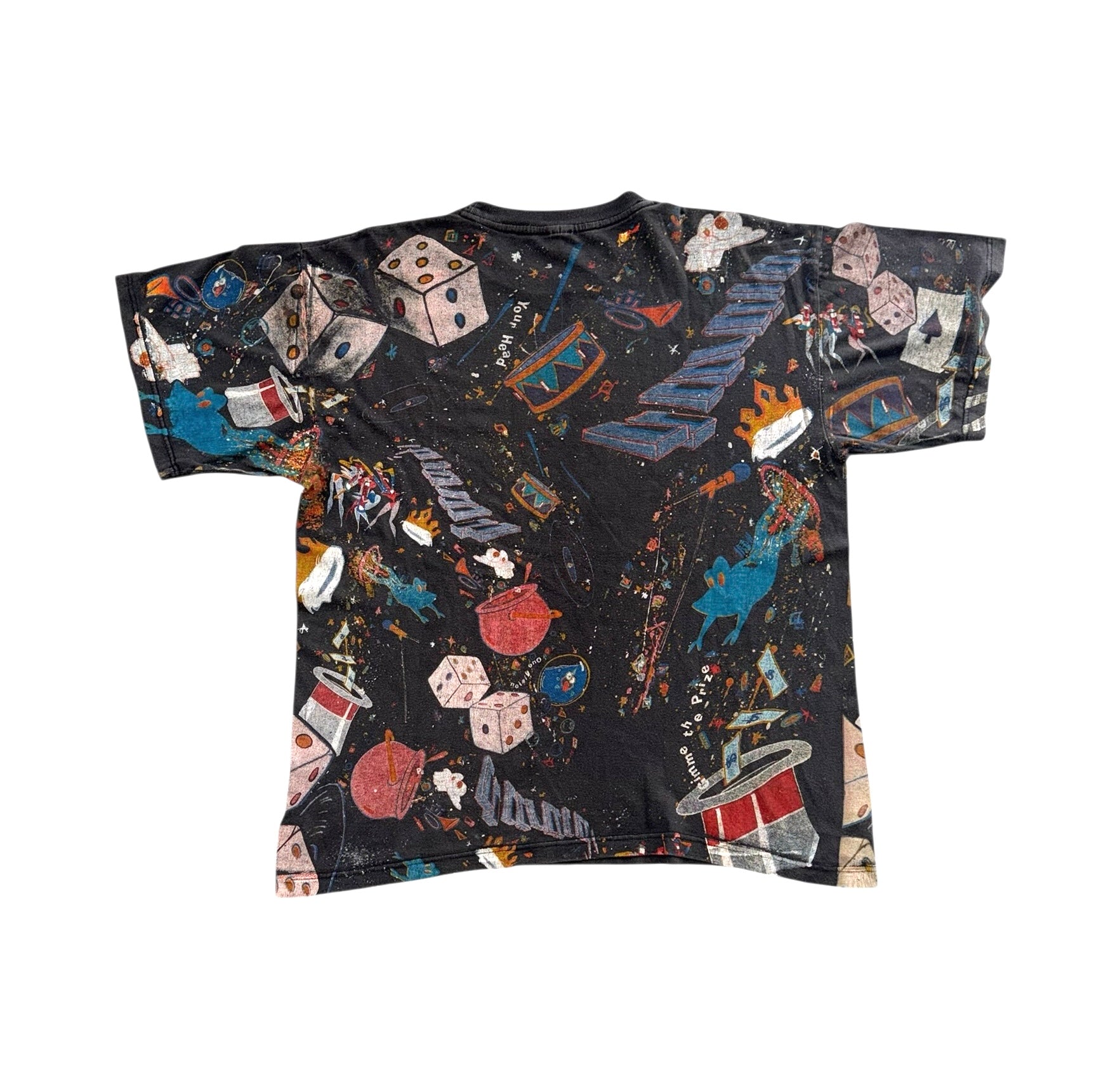 Vintage 90's Freddie Mercury Queen All Over Print T-Shirt