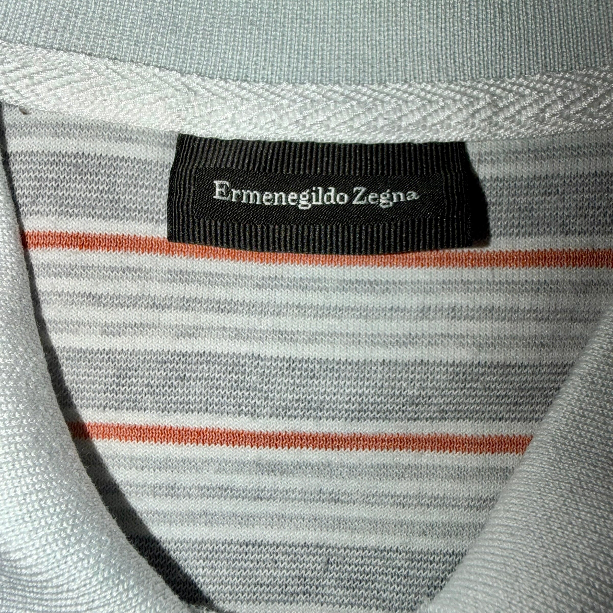 Ermenegildo Zegna Logo-Embroidered Polo Shirt