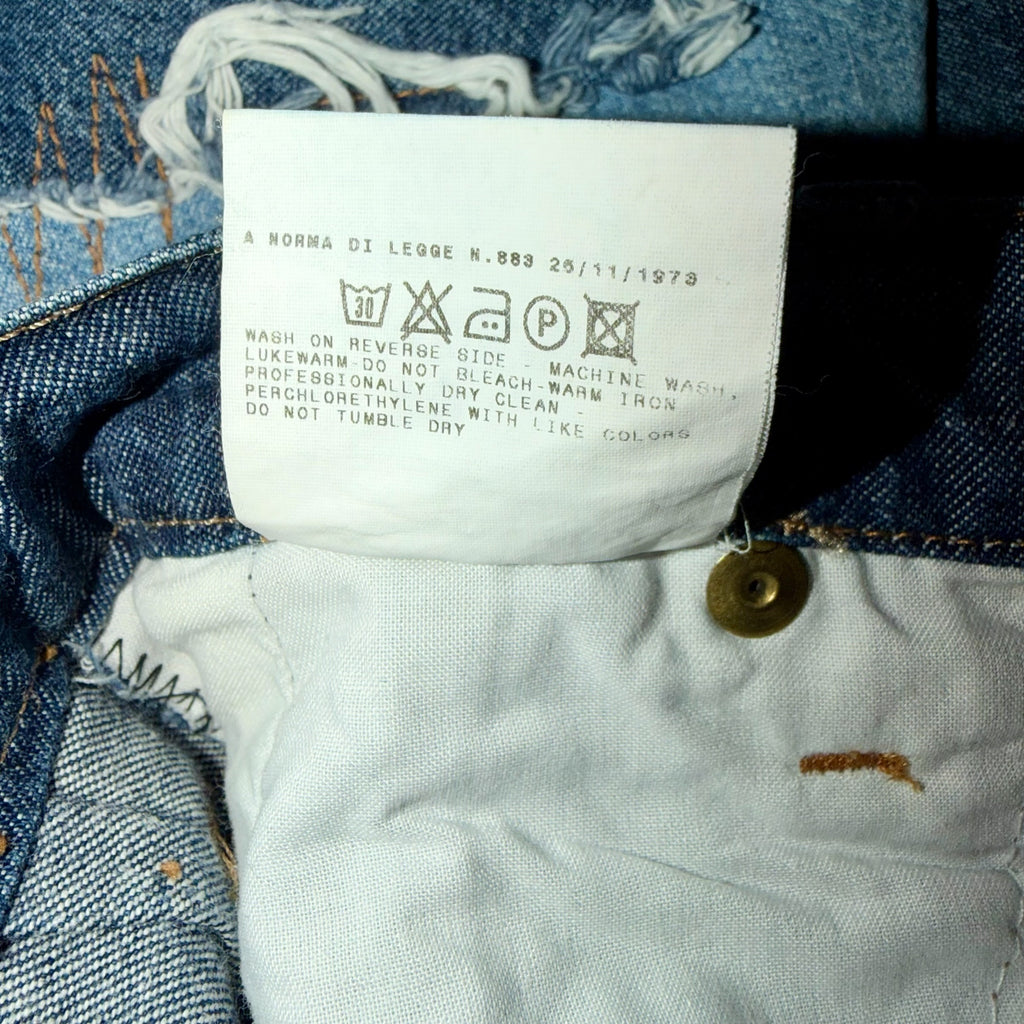 DOLCE & GABBANA PATCHWORK DENIM SKIRT
