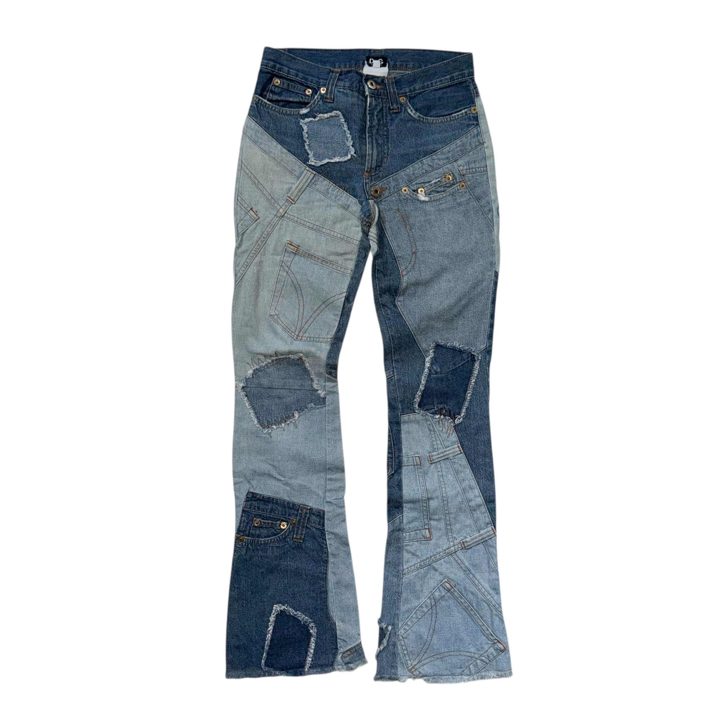 DOLCE & GABBANA PATCHWORK JEANS