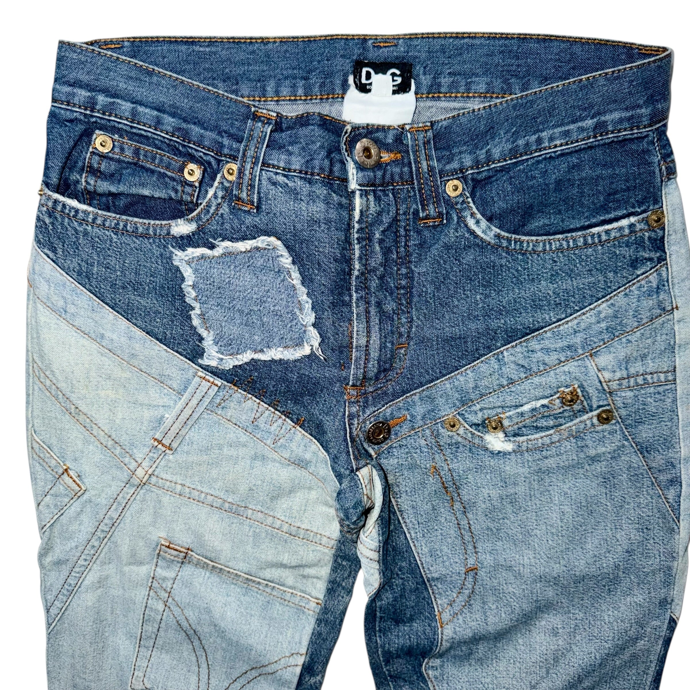 DOLCE & GABBANA PATCHWORK JEANS