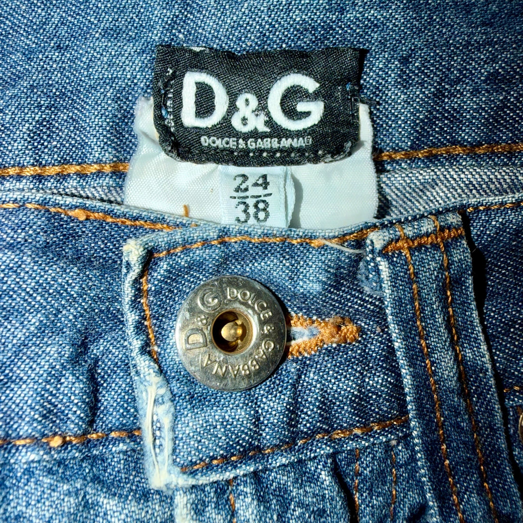 DOLCE & GABBANA PATCHWORK JEANS