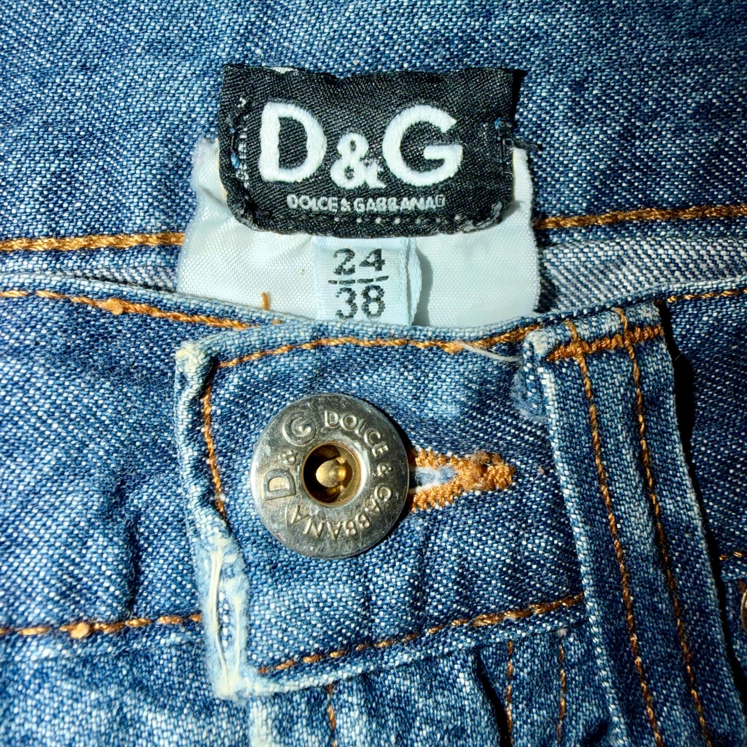 DOLCE & GABBANA PATCHWORK JEANS