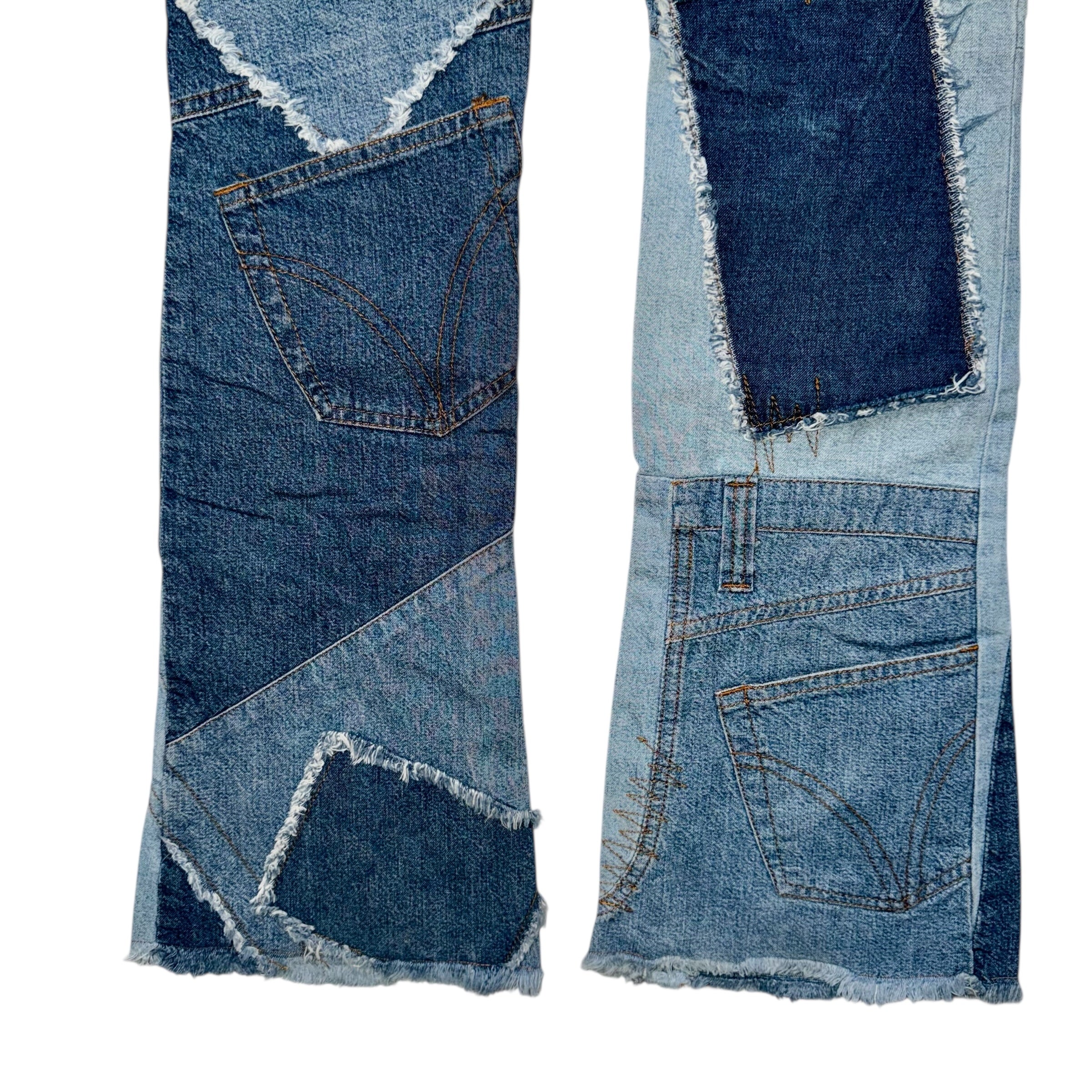 DOLCE & GABBANA PATCHWORK JEANS