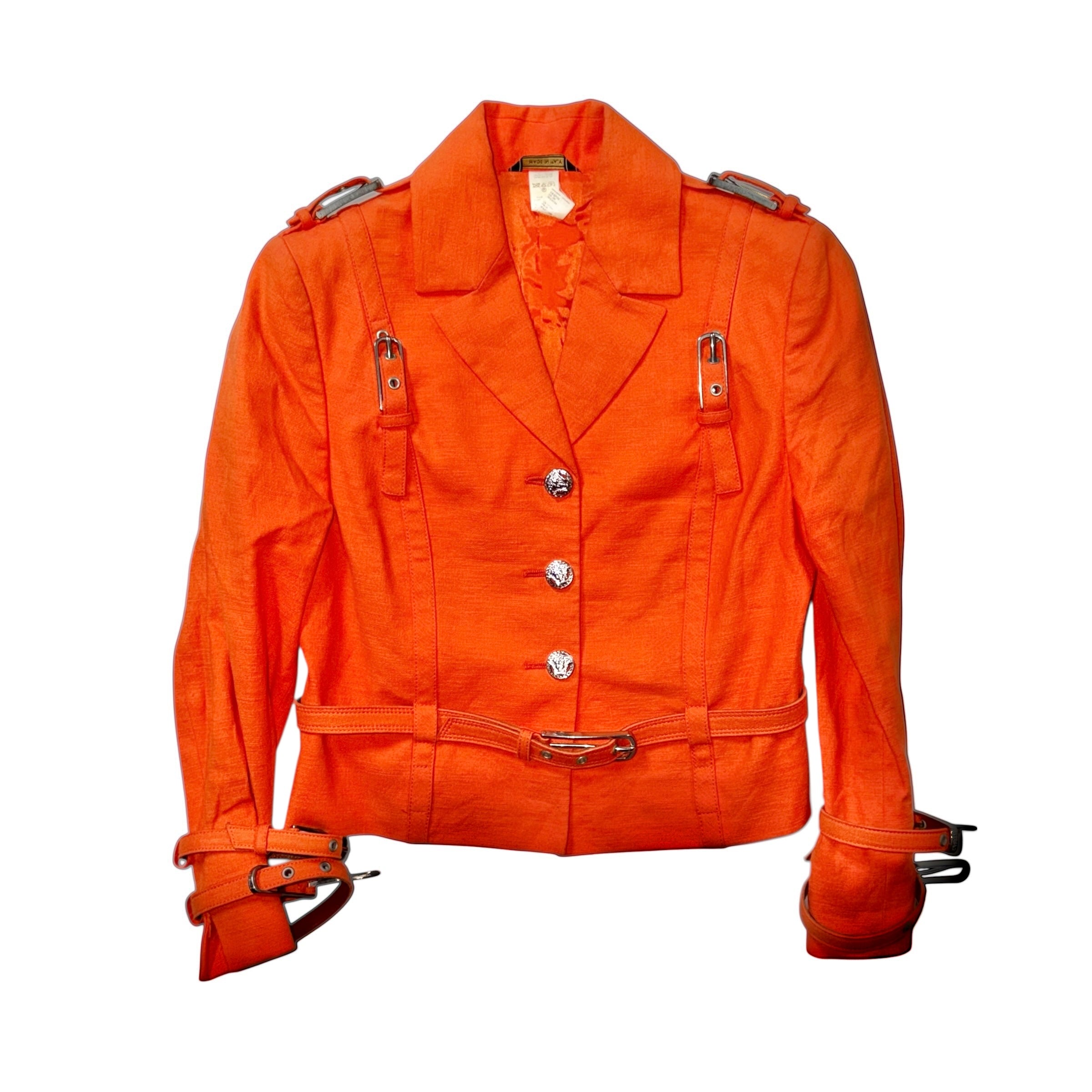 VERSACE VINTAGE BONDAGE JACKET