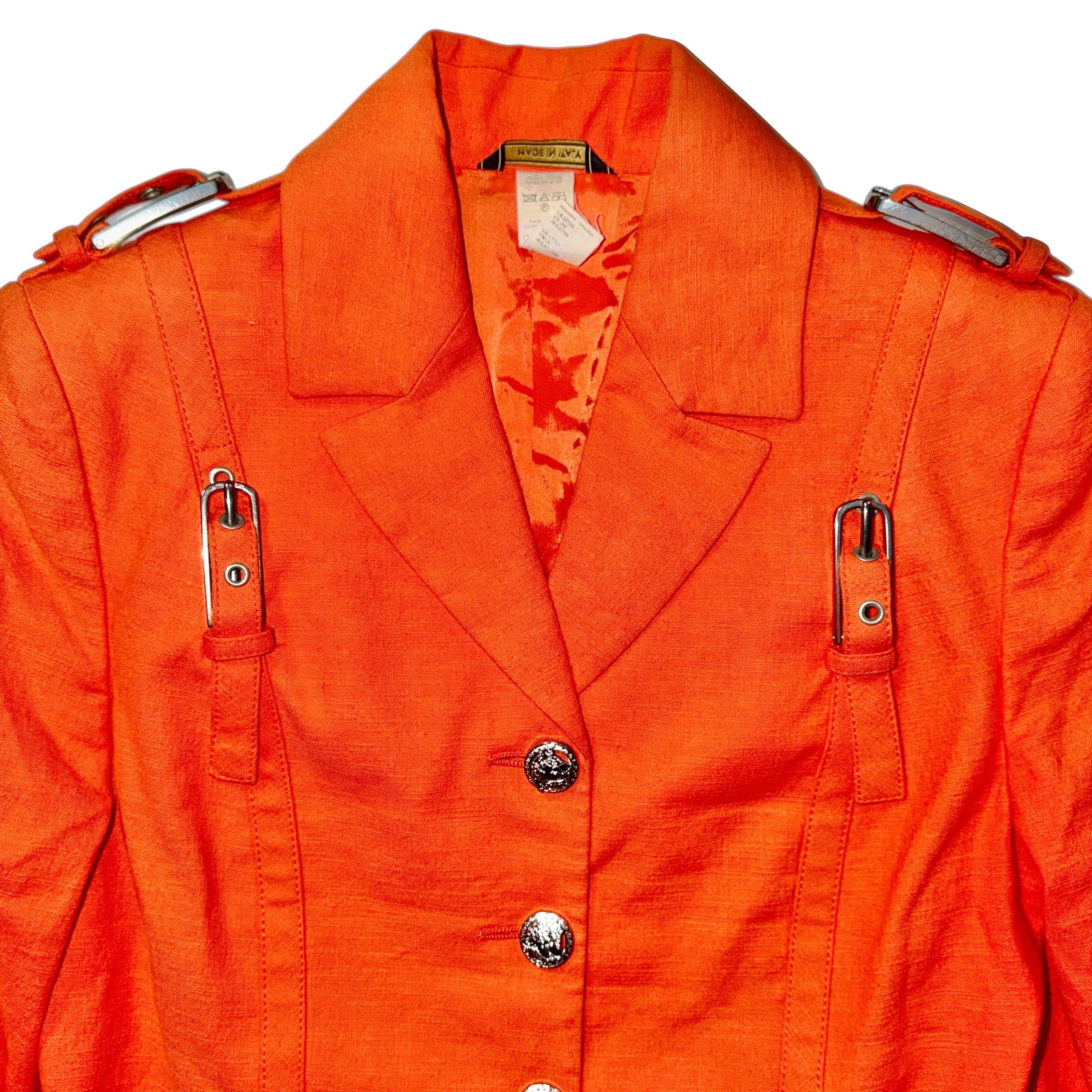 VERSACE VINTAGE BONDAGE JACKET