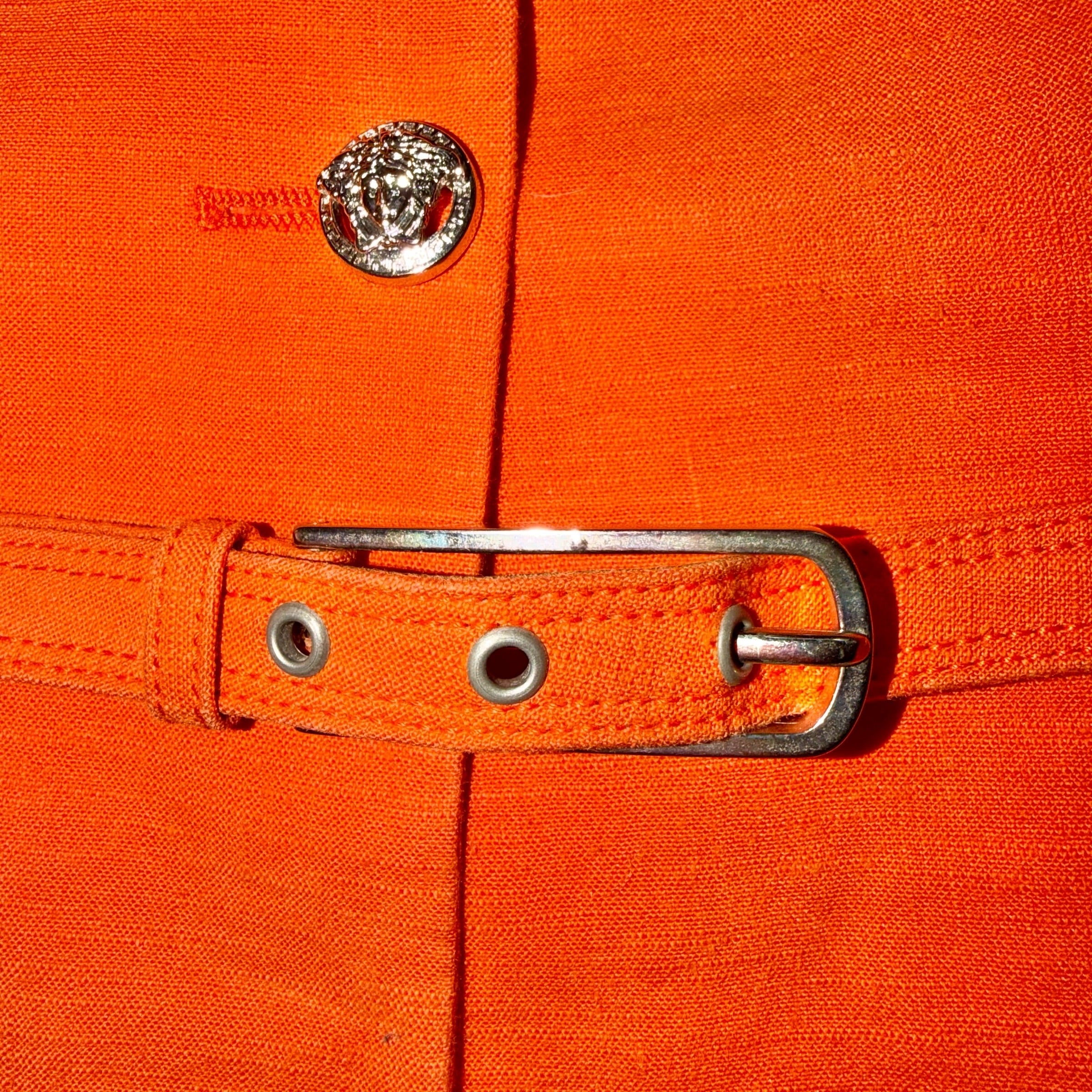 VERSACE VINTAGE BONDAGE JACKET