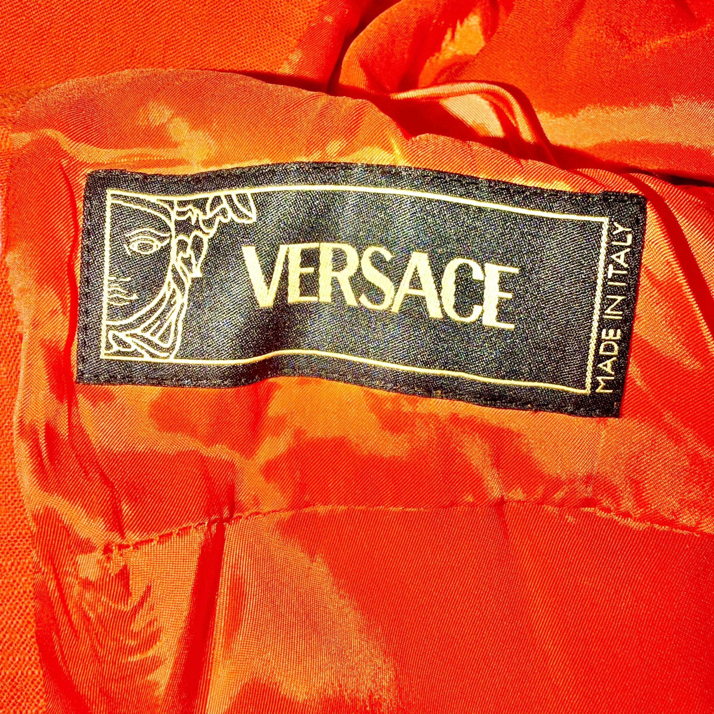 VERSACE VINTAGE BONDAGE JACKET
