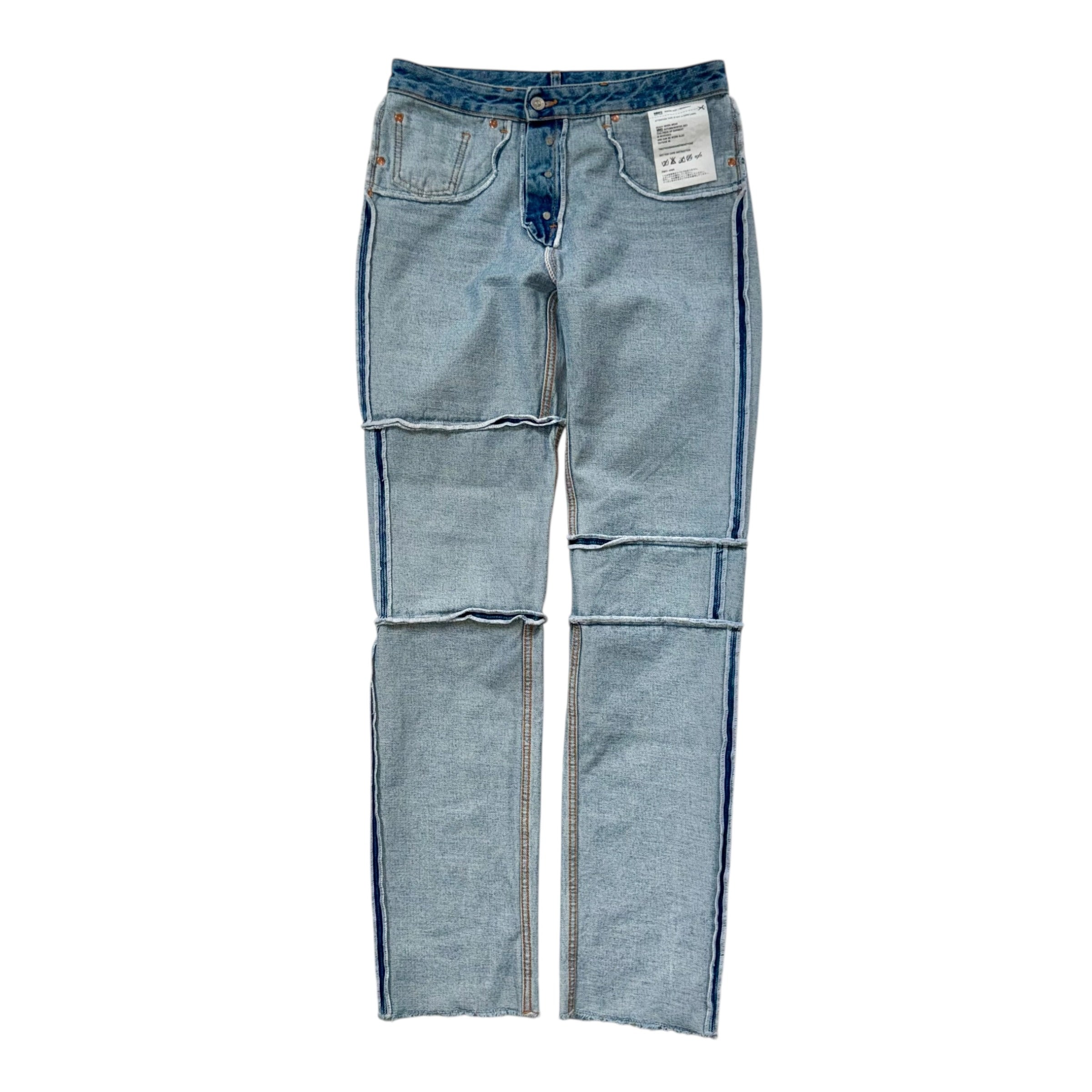 MAISON MARGIELA MM6 INSIDE OUT PANELLED JEANS