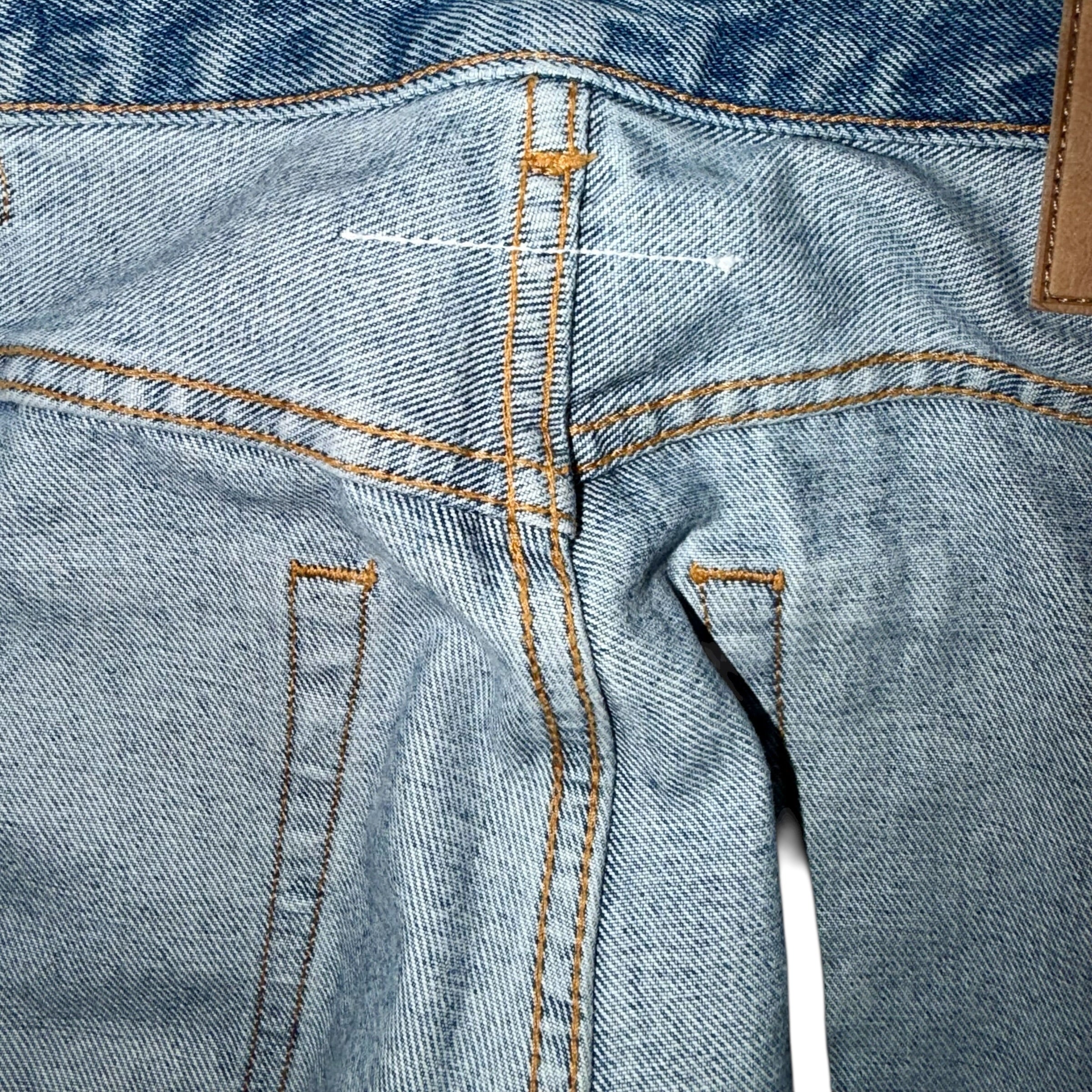 MAISON MARGIELA MM6 INSIDE OUT PANELLED JEANS