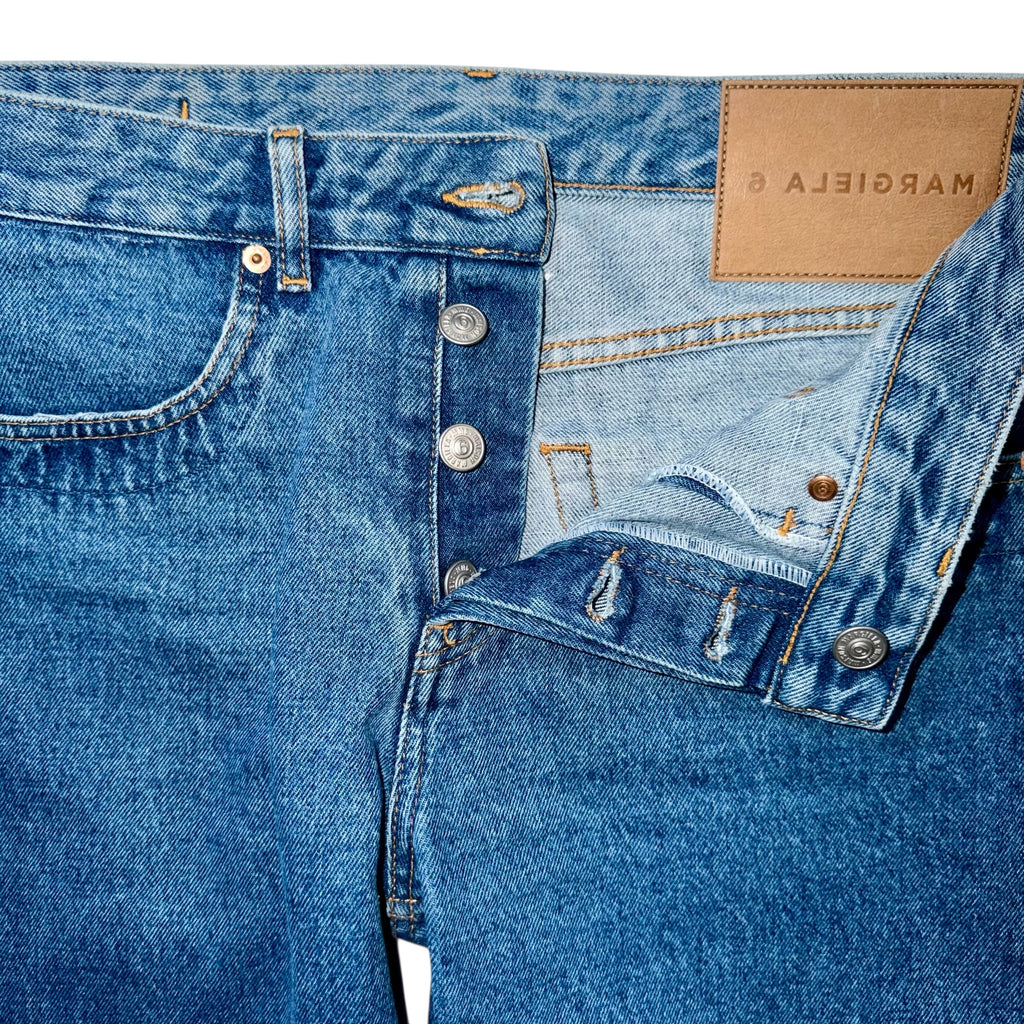 MAISON MARGIELA MM6 INSIDE OUT PANELLED JEANS