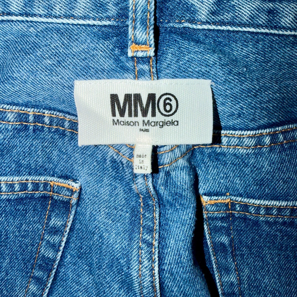 MAISON MARGIELA MM6 INSIDE OUT PANELLED JEANS