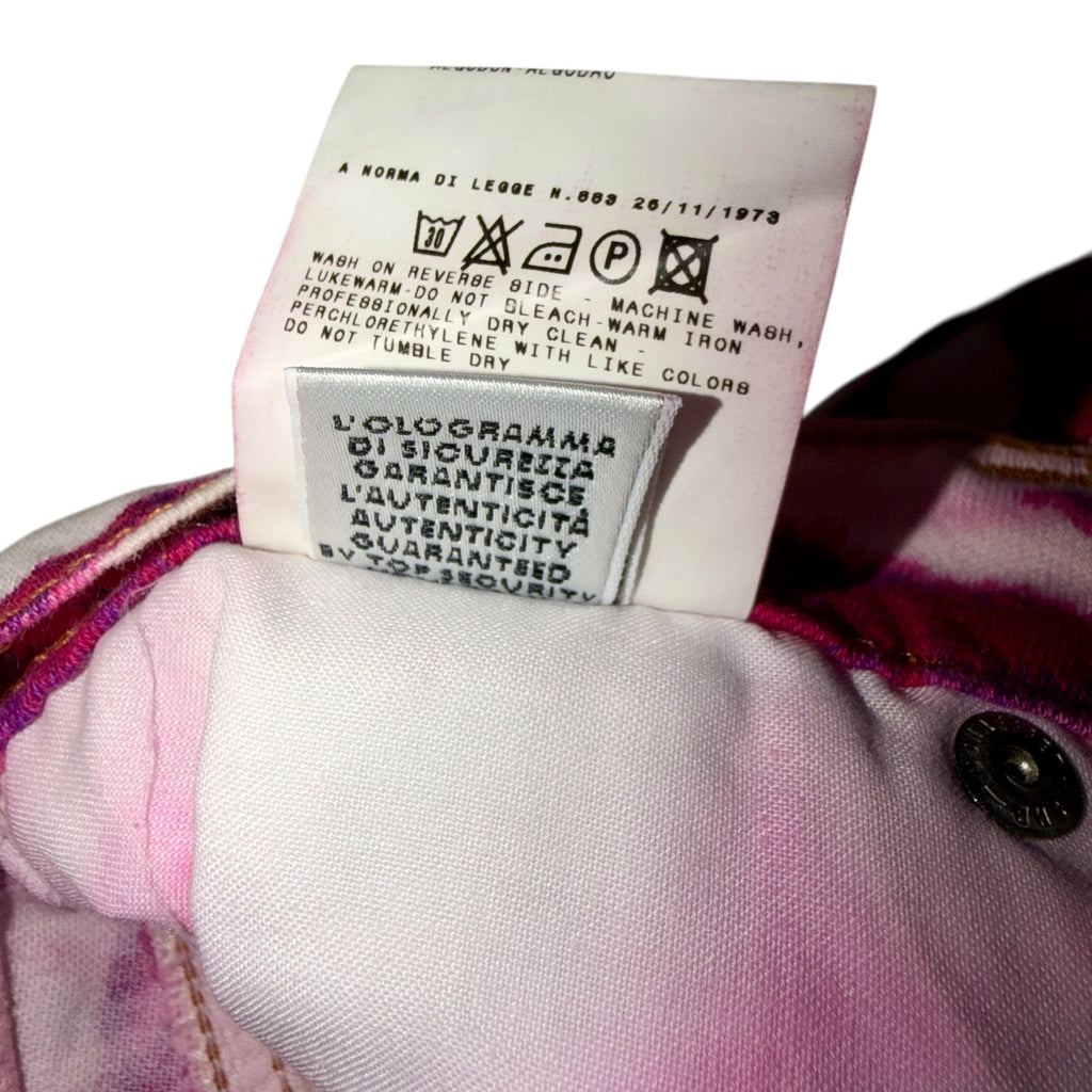 DOLCE & GABBANA PINK ZEBRA SKIRT