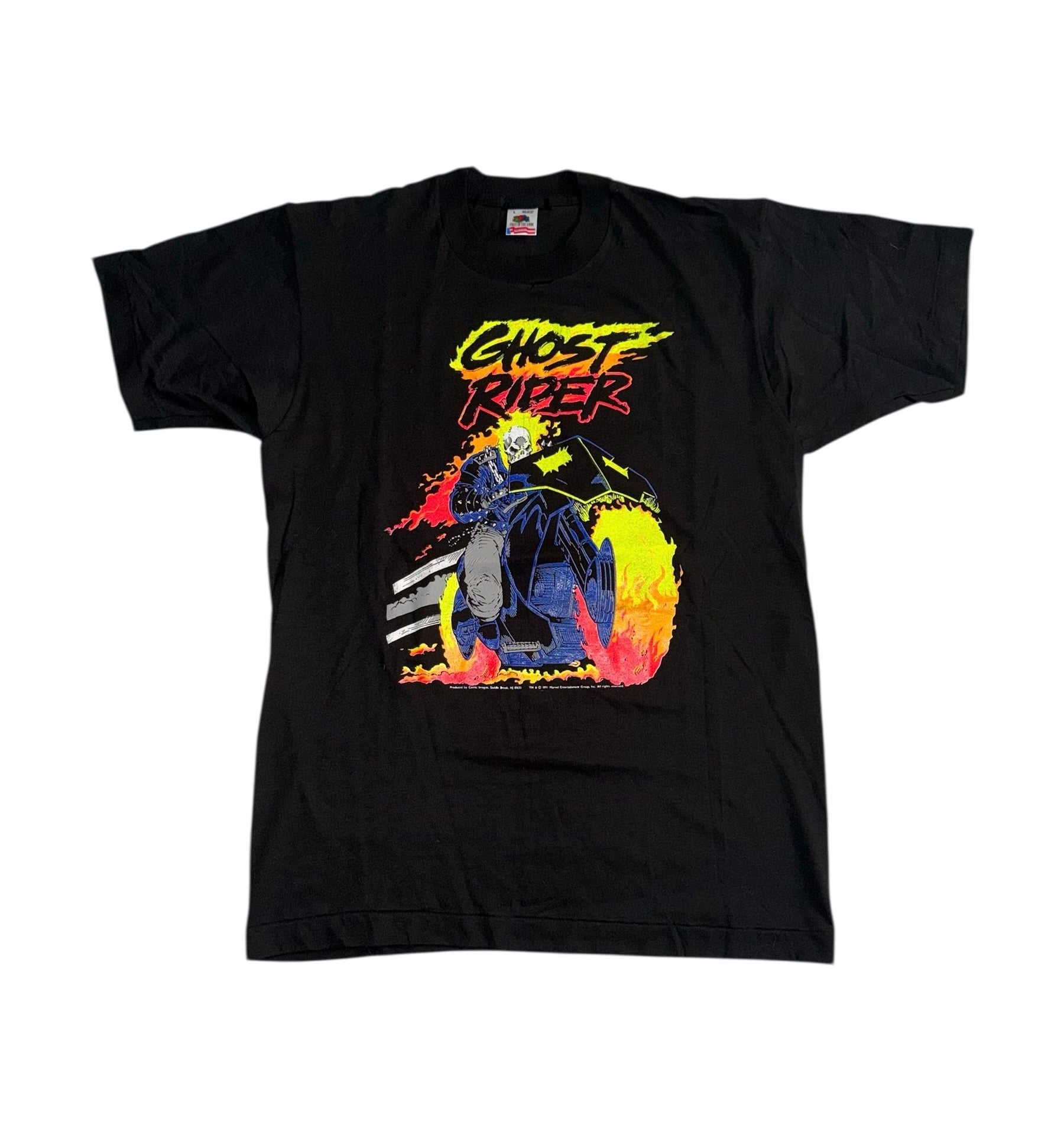 Vintage 90's Ghost Rider Marvel T-Shirt
