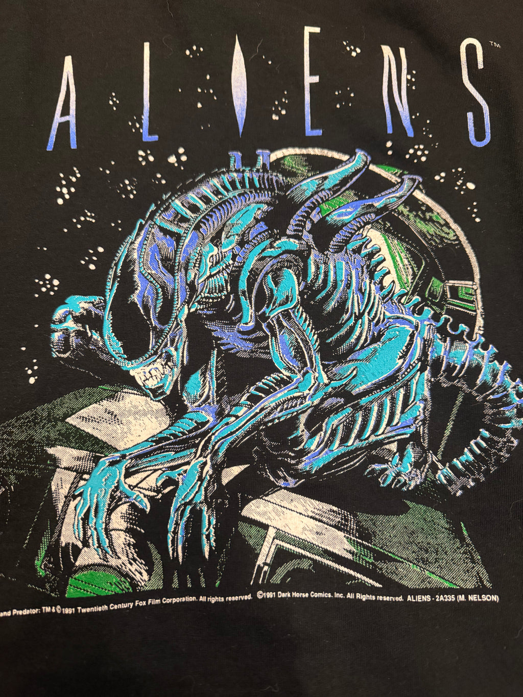 Vintage 90's Aliens Movie T-Shirt