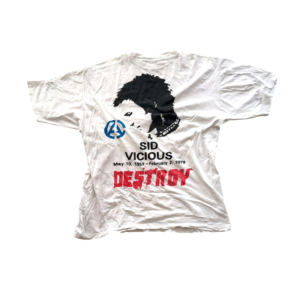 Vintage Sex Pistols Sid Vicious Band 90s T-Shirt
