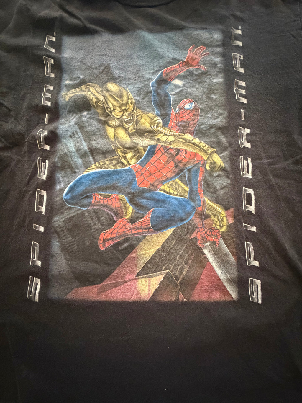 Vintage Spiderman VS Green Goblin 2002 T-shirt