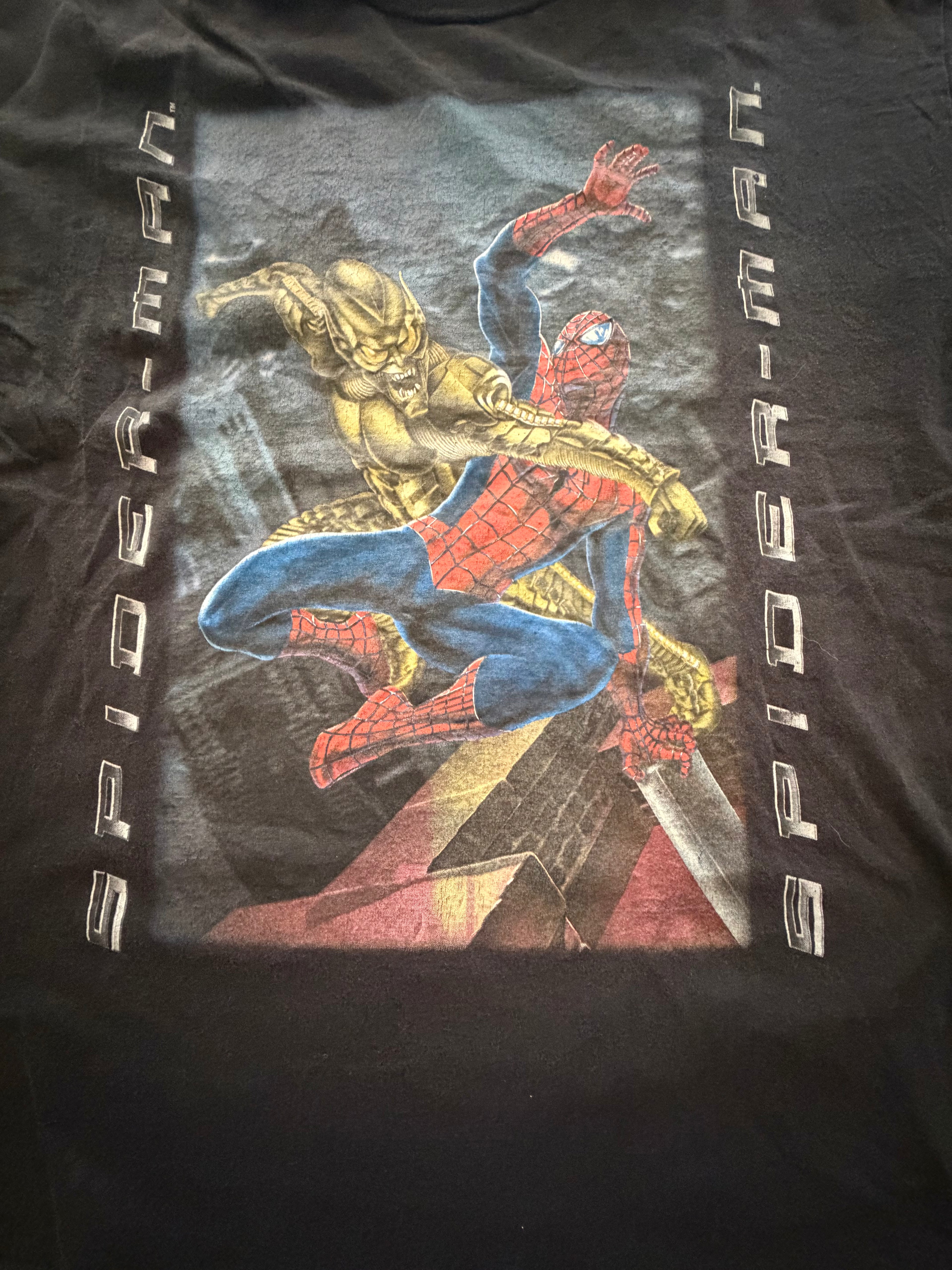 Vintage Spiderman VS Green Goblin 2002 T-shirt