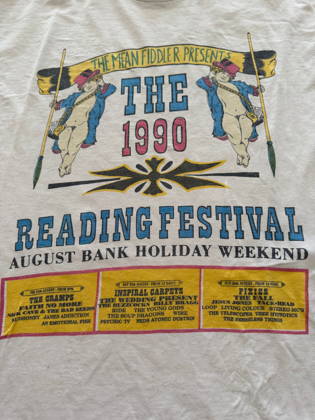 Vintage Reading Festival Band 1990 T-Shirt