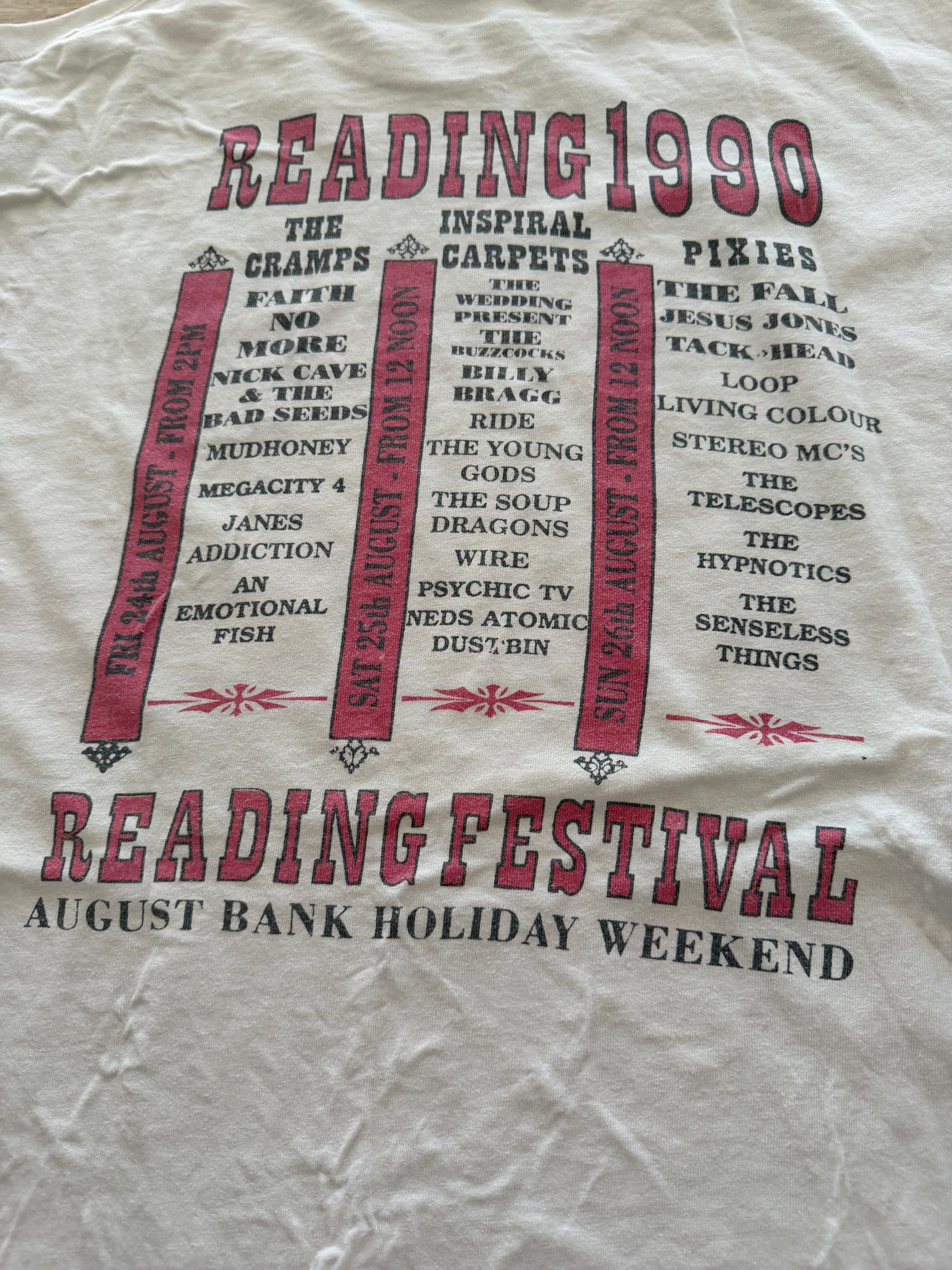 Vintage Reading Festival Band 1990 T-Shirt