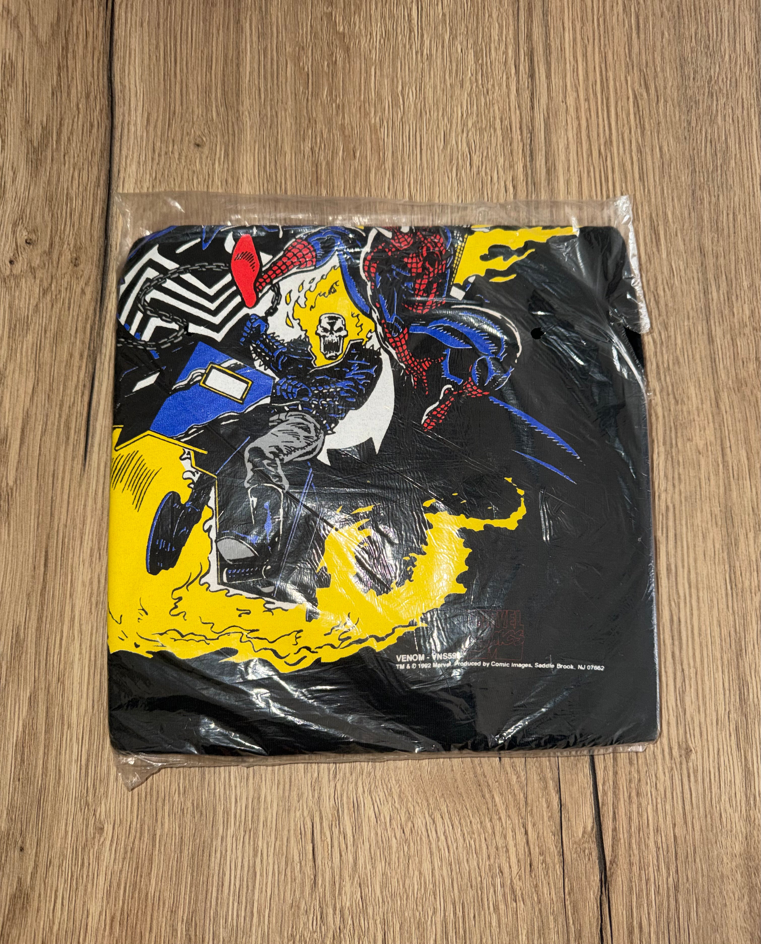 Vintage 90's Venom Ghost Rider Marvel T-Shirt