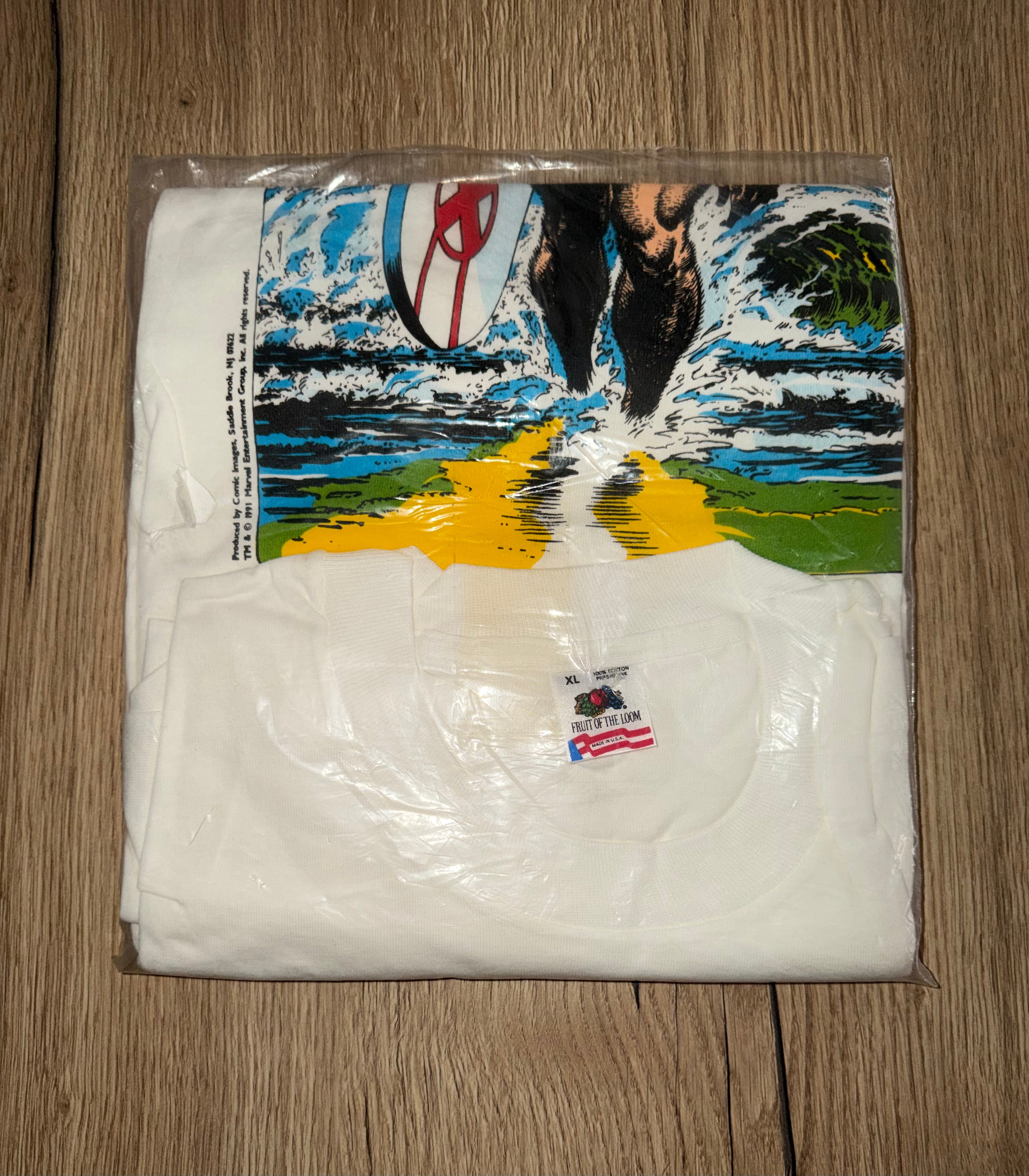 Vintage 90's Wolverine Marvel Illustrated T-Shirt