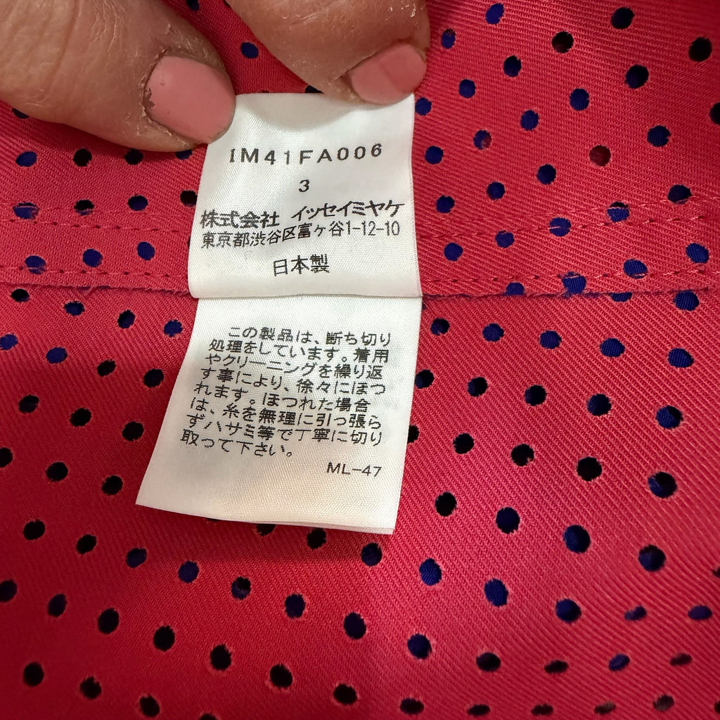 ISSEY MIYAKE LASER-CUT TRENCH COAT